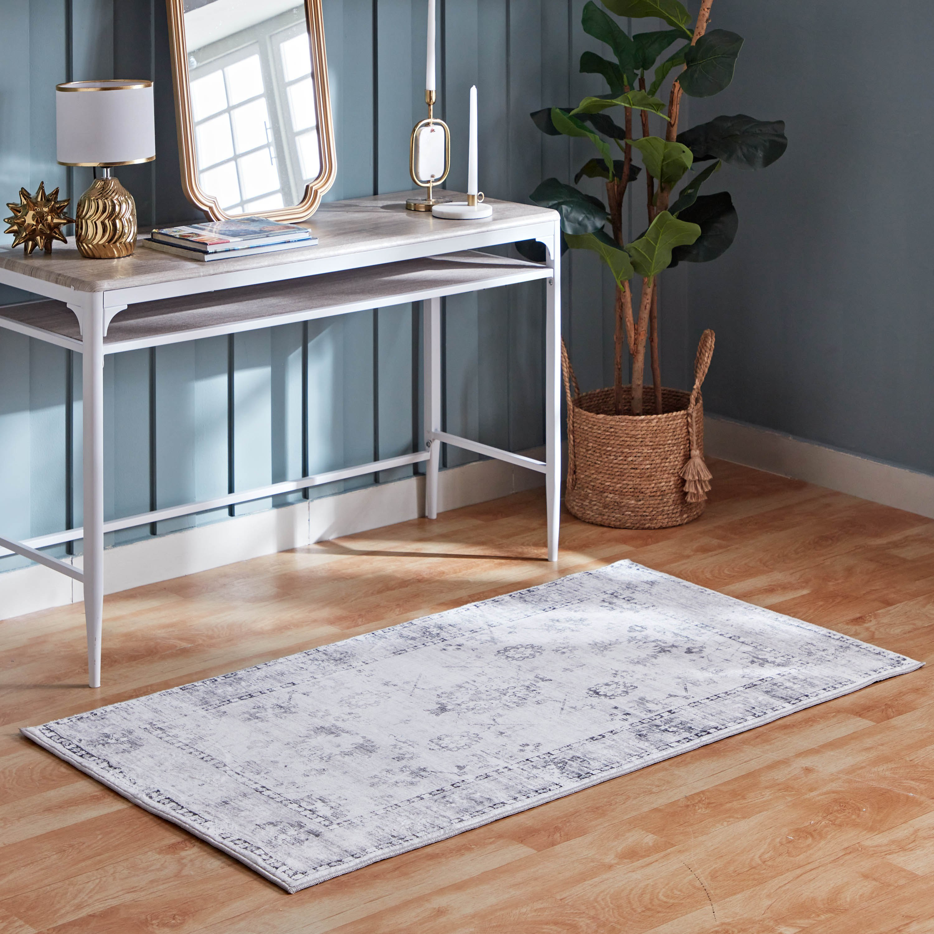 Miraj Zara Velvet Rug - 80x230 cm-hbxdecorandfurnishings-floorcoverings-rugs-image-1