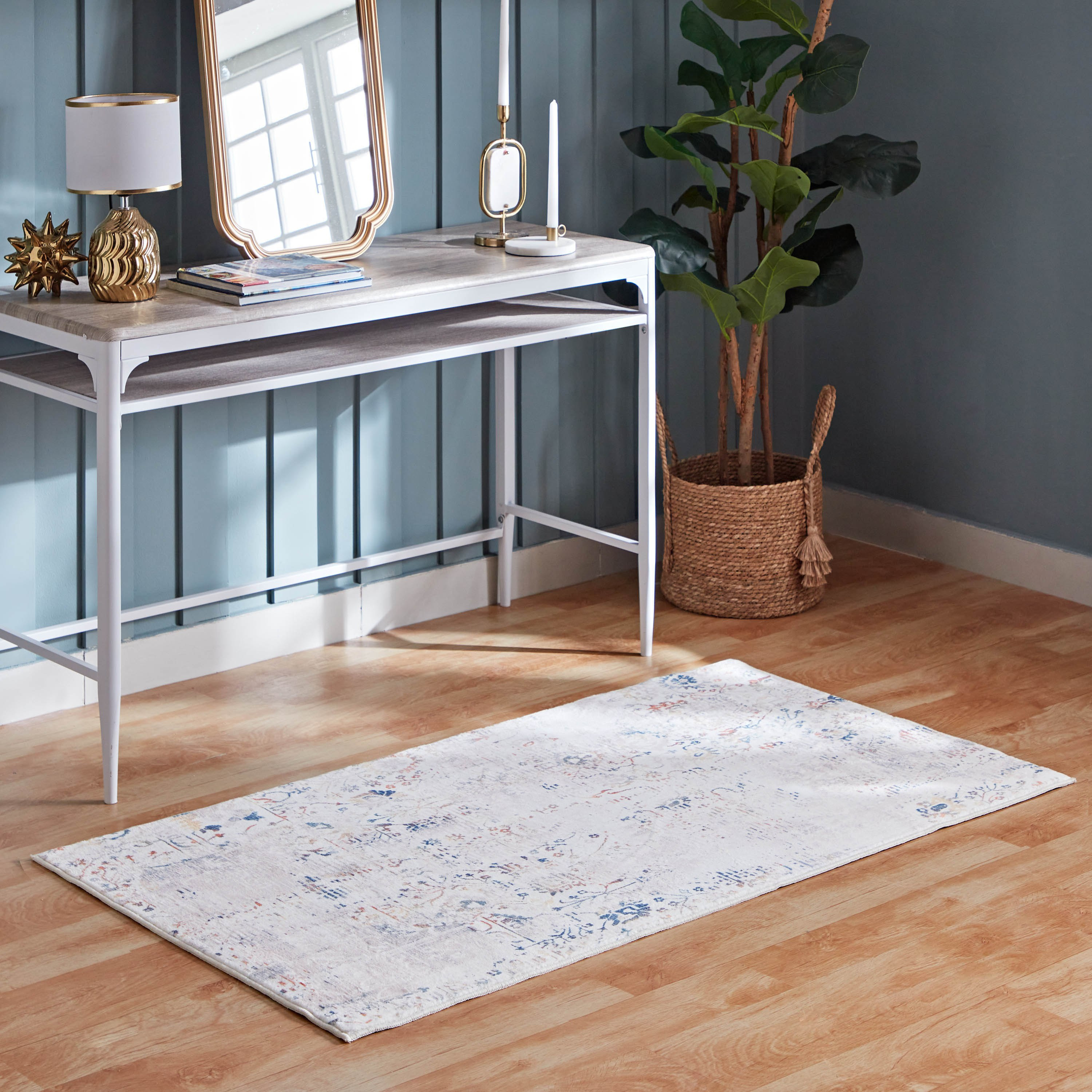 سجادة مخملية ليلا من ميراج - 80x150 سم-hbxdecorandfurnishings-floorcoverings-rugs-image-1