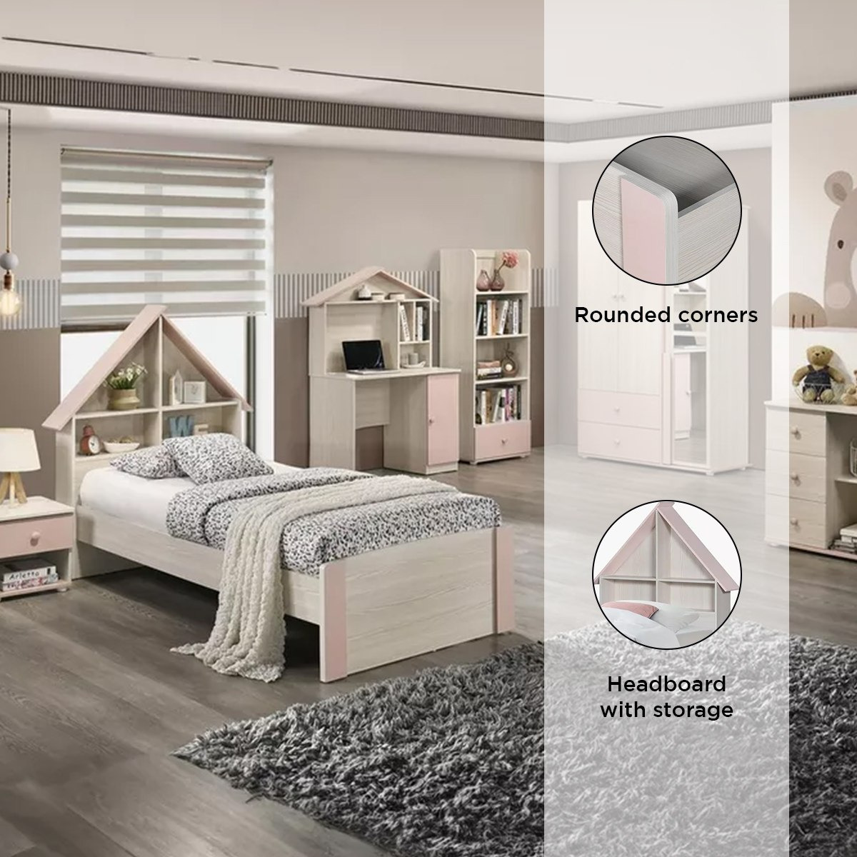 سرير فردي بلوح رأسي بمساحة تخزين من آنا - 90x200 سم-hbxfurniture-bedsandbedsets-beds-single-image-5