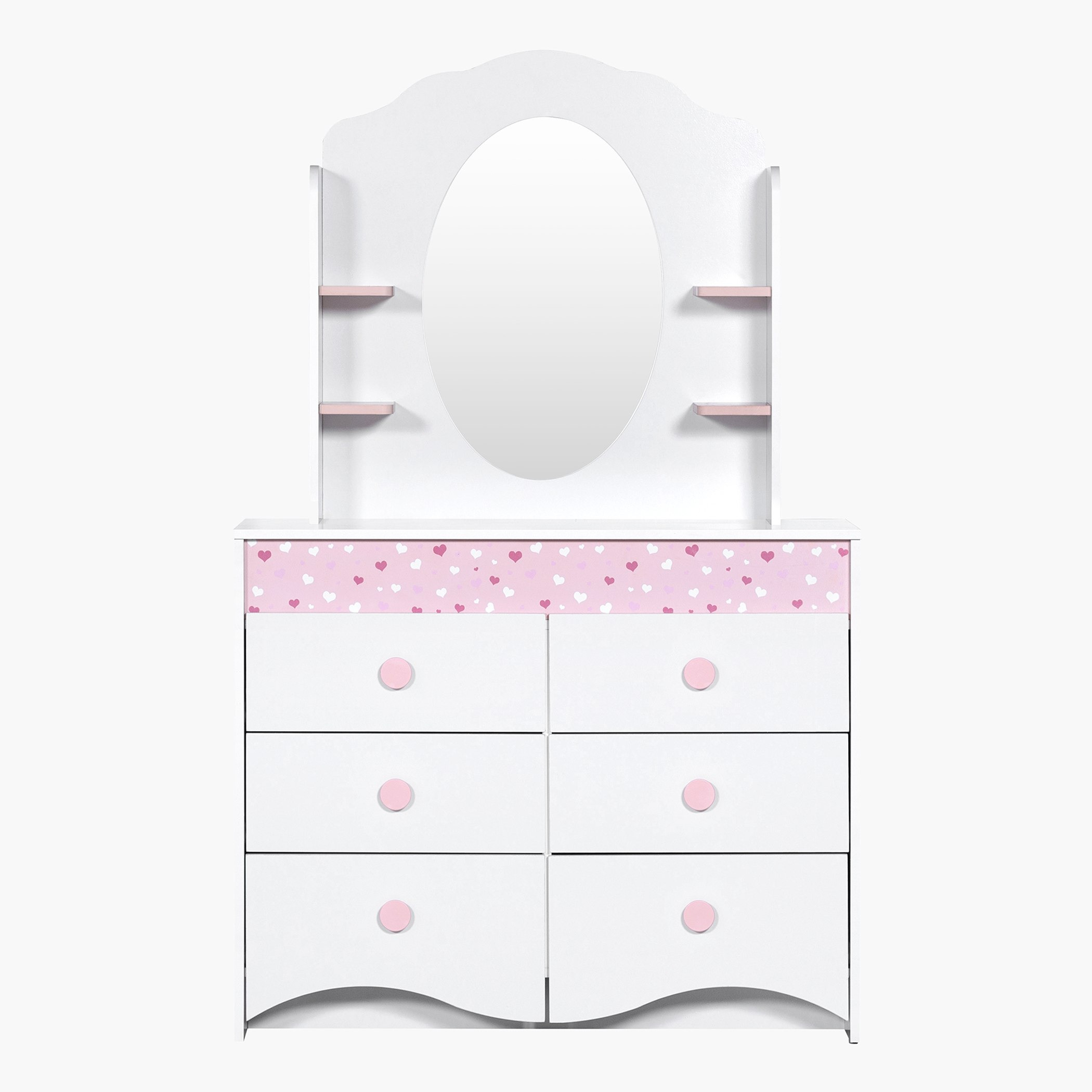 طاولة تزيين بمرآة من إلسا-hbxfurniture-kidsroom-kidsdressersandmirrors-image-2