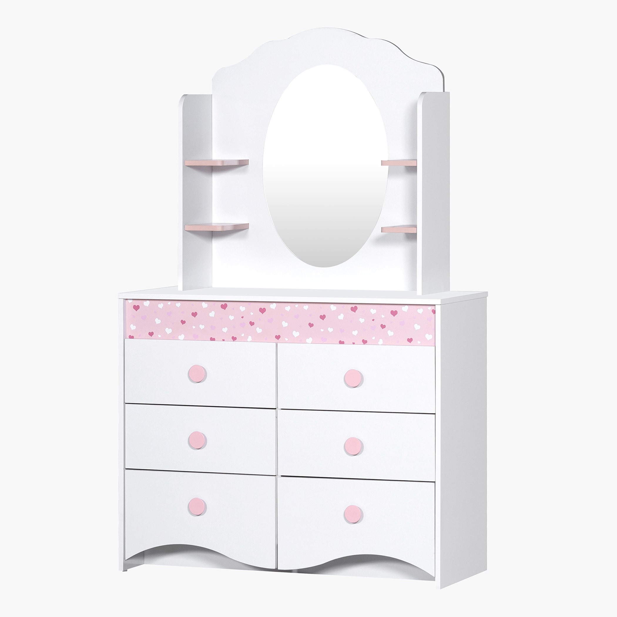 طاولة تزيين بمرآة من إلسا-hbxfurniture-kidsroom-kidsdressersandmirrors-image-3