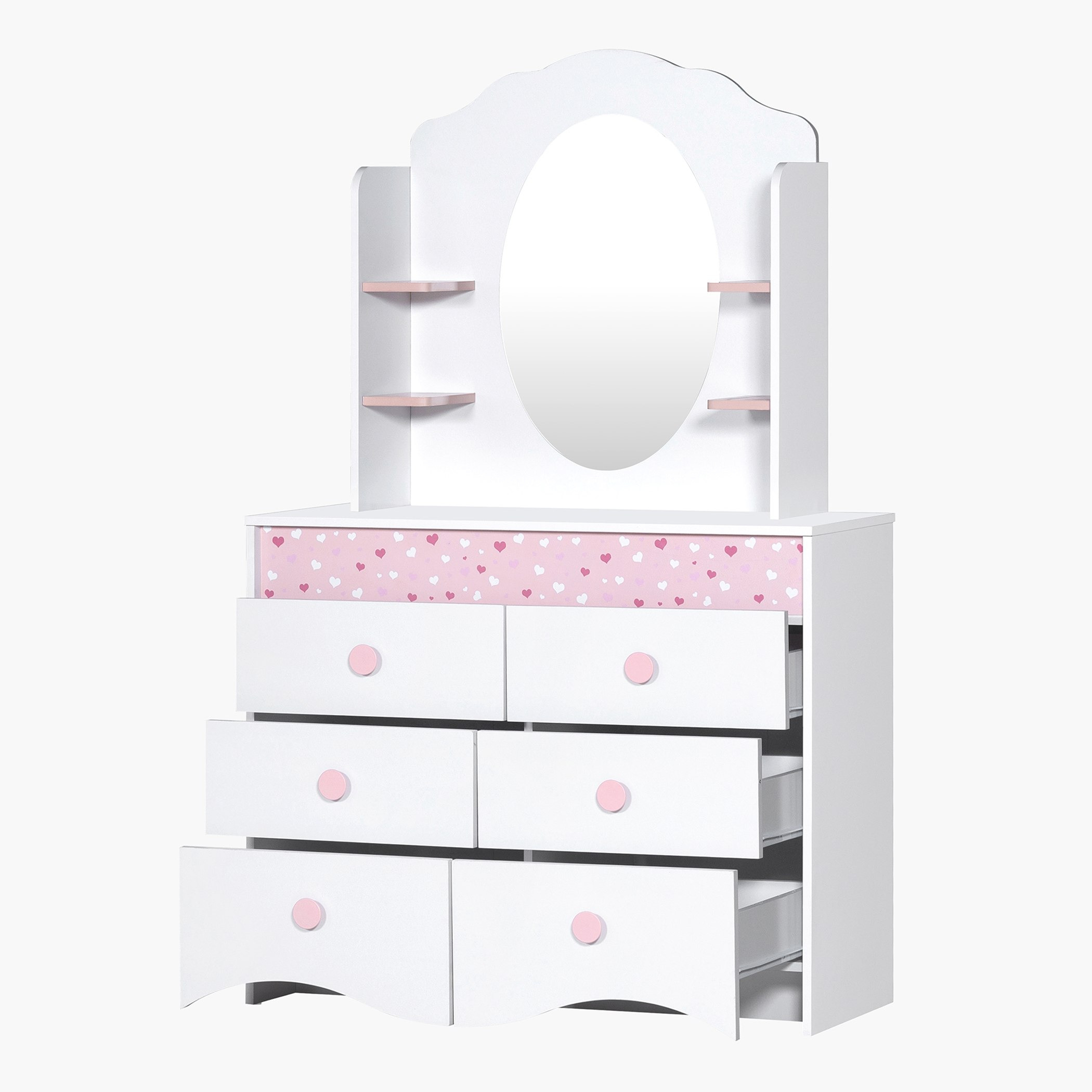 طاولة تزيين بمرآة من إلسا-hbxfurniture-kidsroom-kidsdressersandmirrors-image-6