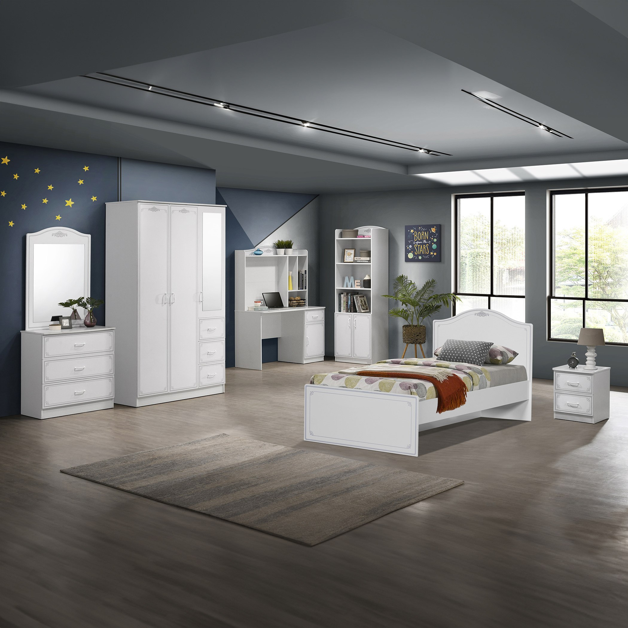 Spring Single Bed - 90x200 cm-hbxfurniture-bedsandbedsets-beds-single-image-9