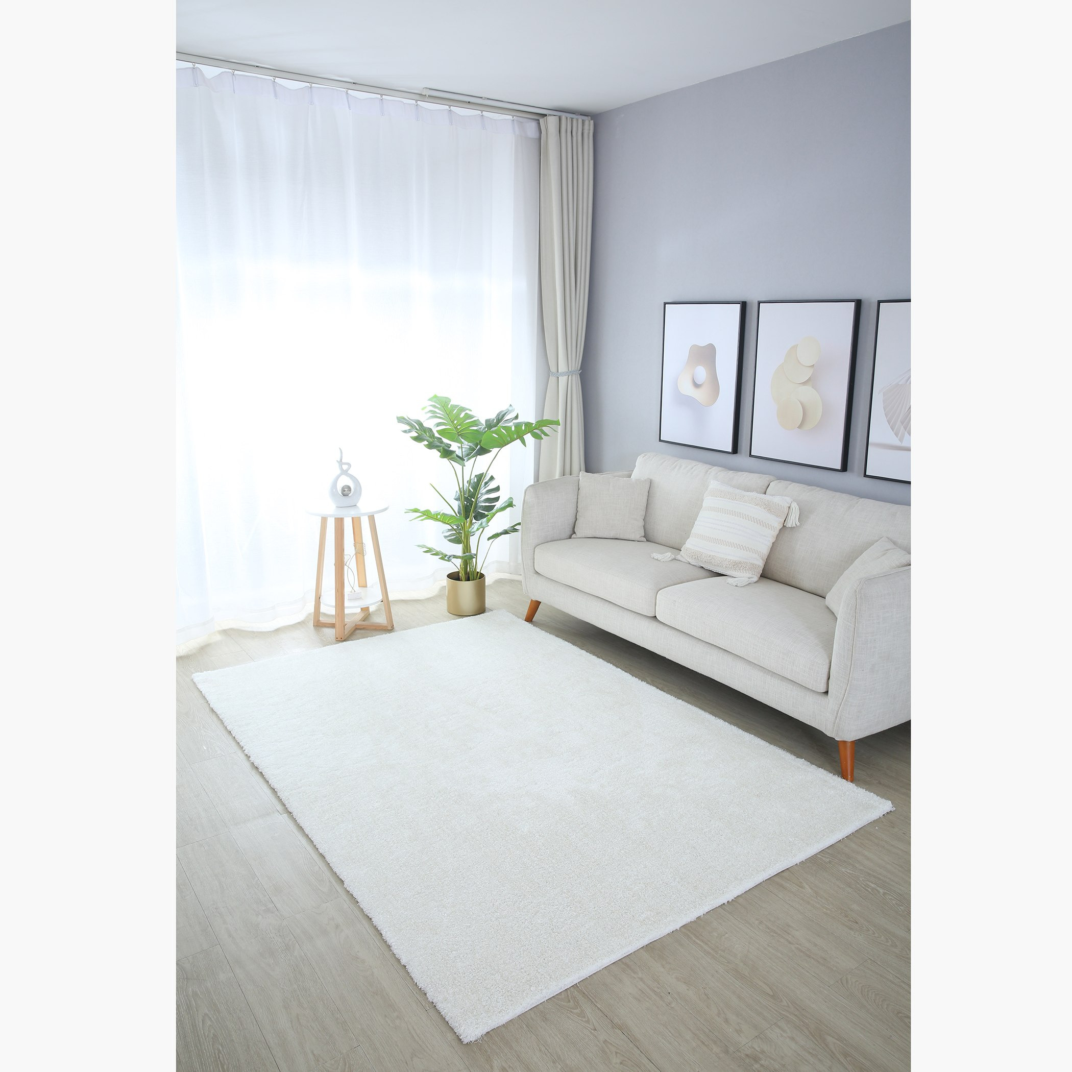 سجادة من الألياف الدقيقة من شيمر - 150x220 سم-hbxdecorandfurnishings-floorcoverings-rugs-image-1