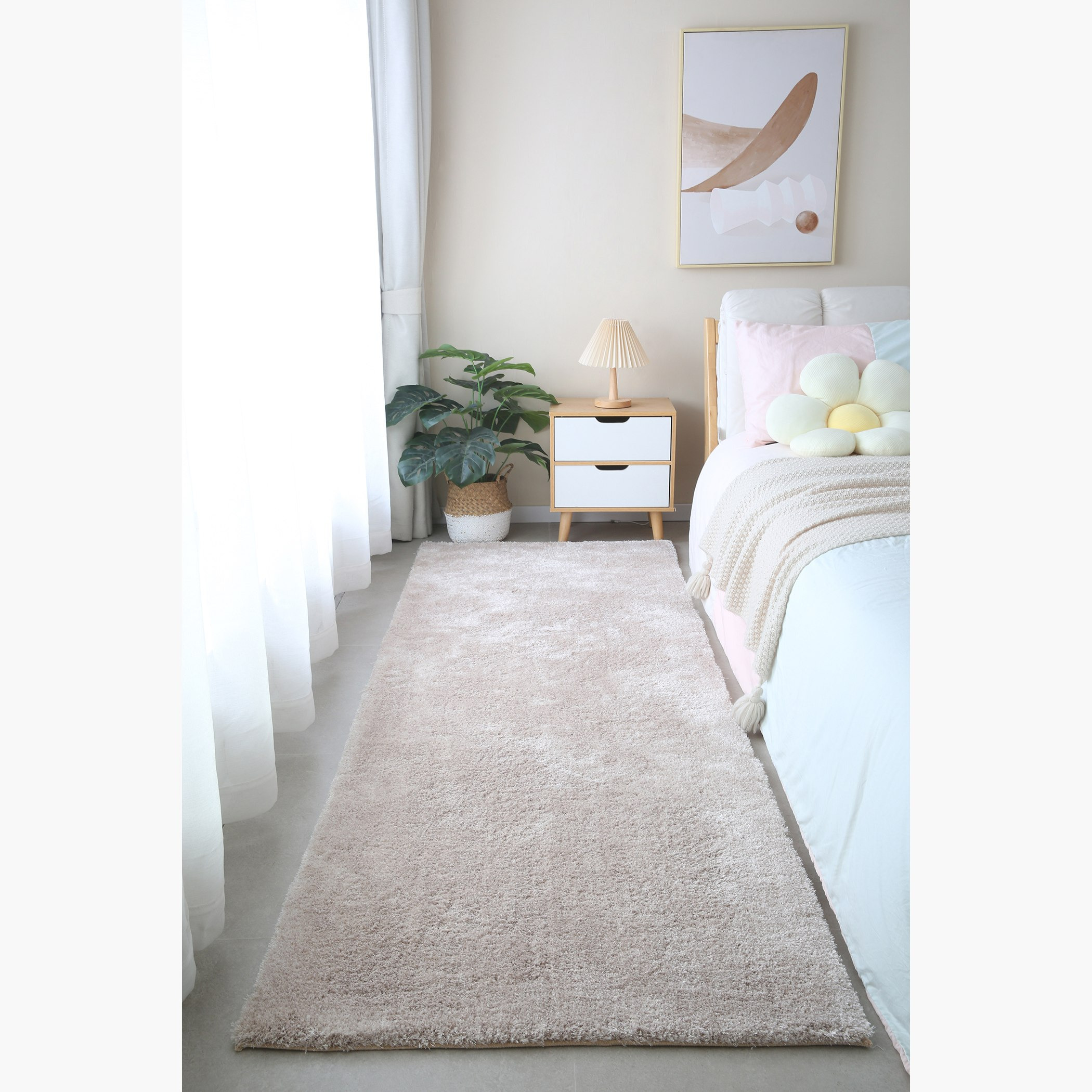 Shimmer Microfibre Rug - 80x230 cm-hbxdecorandfurnishings-floorcoverings-rugs-image-1