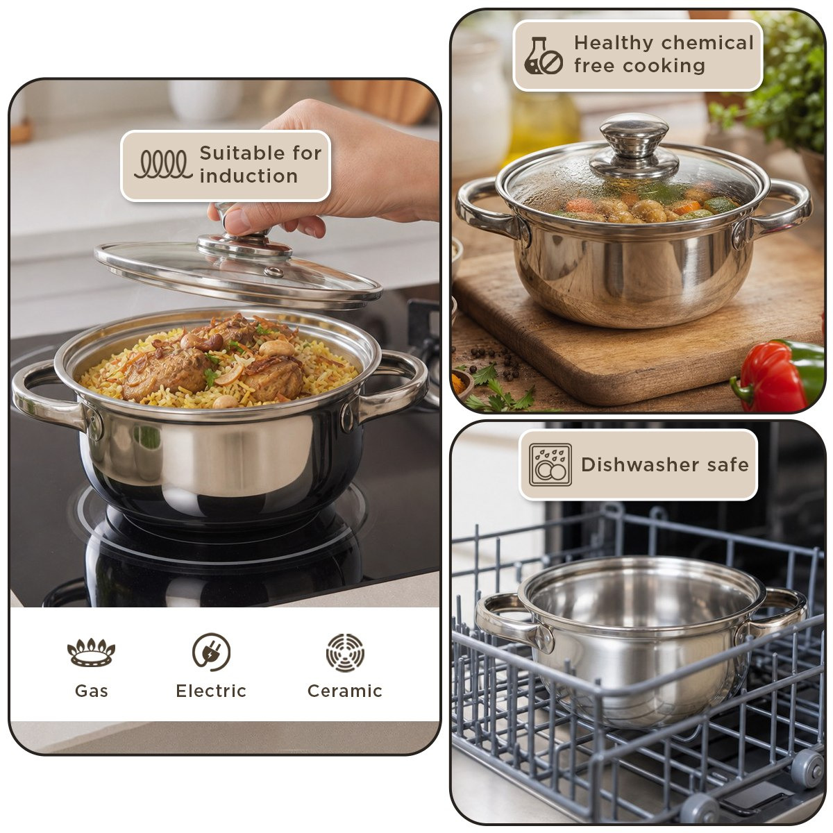 Marvel 2-Piece Stainless Steel Casserole with Glass Lid Set - 16 cm-hbxhomeware-hbxkitchen-image-8