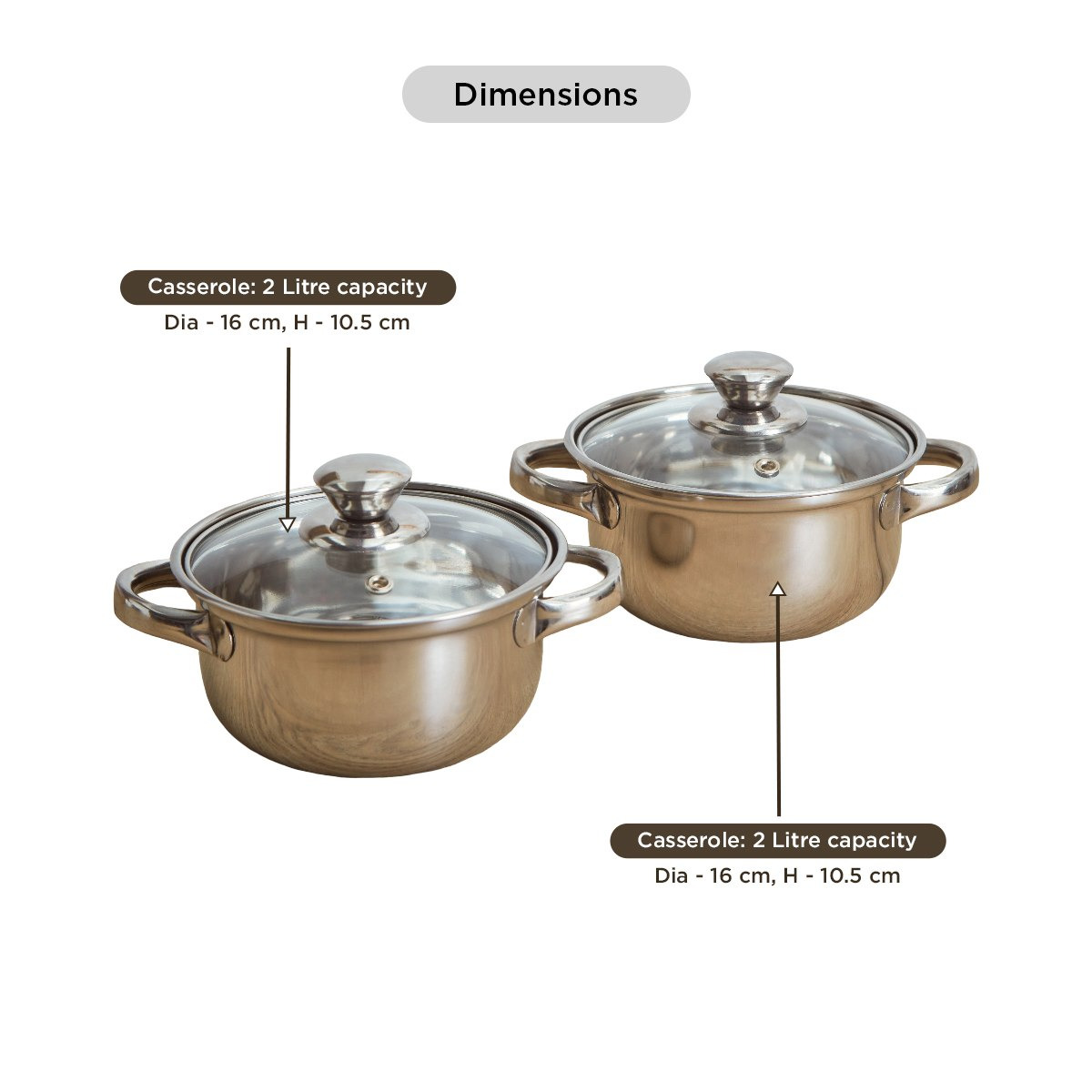 Marvel 2-Piece Stainless Steel Casserole with Glass Lid Set - 16 cm-hbxhomeware-hbxkitchen-image-9