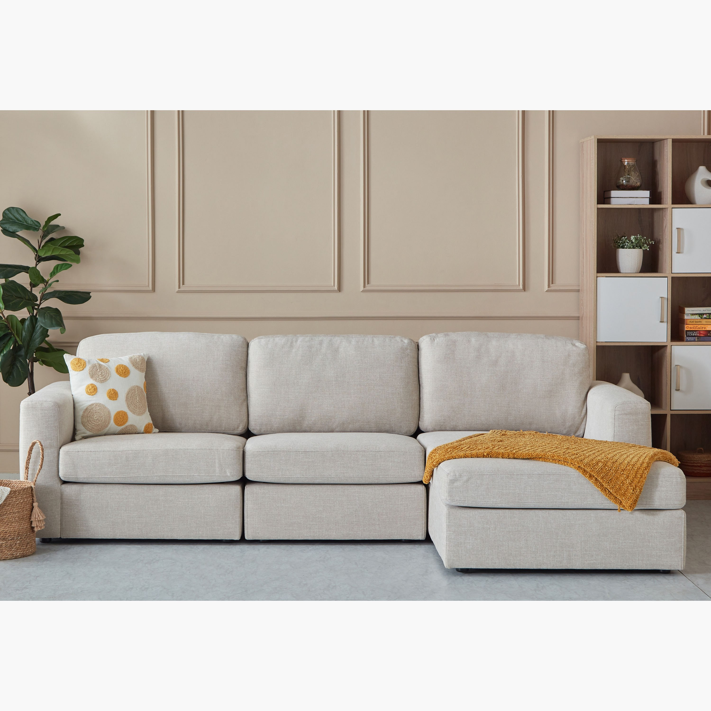 كرسي استرخاء قماش بذراع أيسر من إموديولار-hbxlivingroom-sofasandarmchairs-sofas-image-16