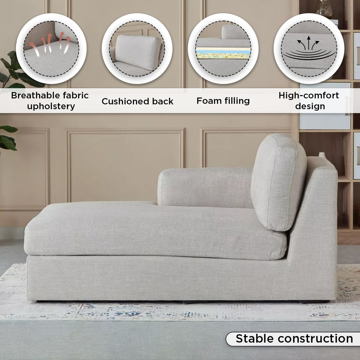 كرسي استرخاء قماش بذراع أيسر من إموديولار-hbxlivingroom-sofasandarmchairs-sofas-image-6