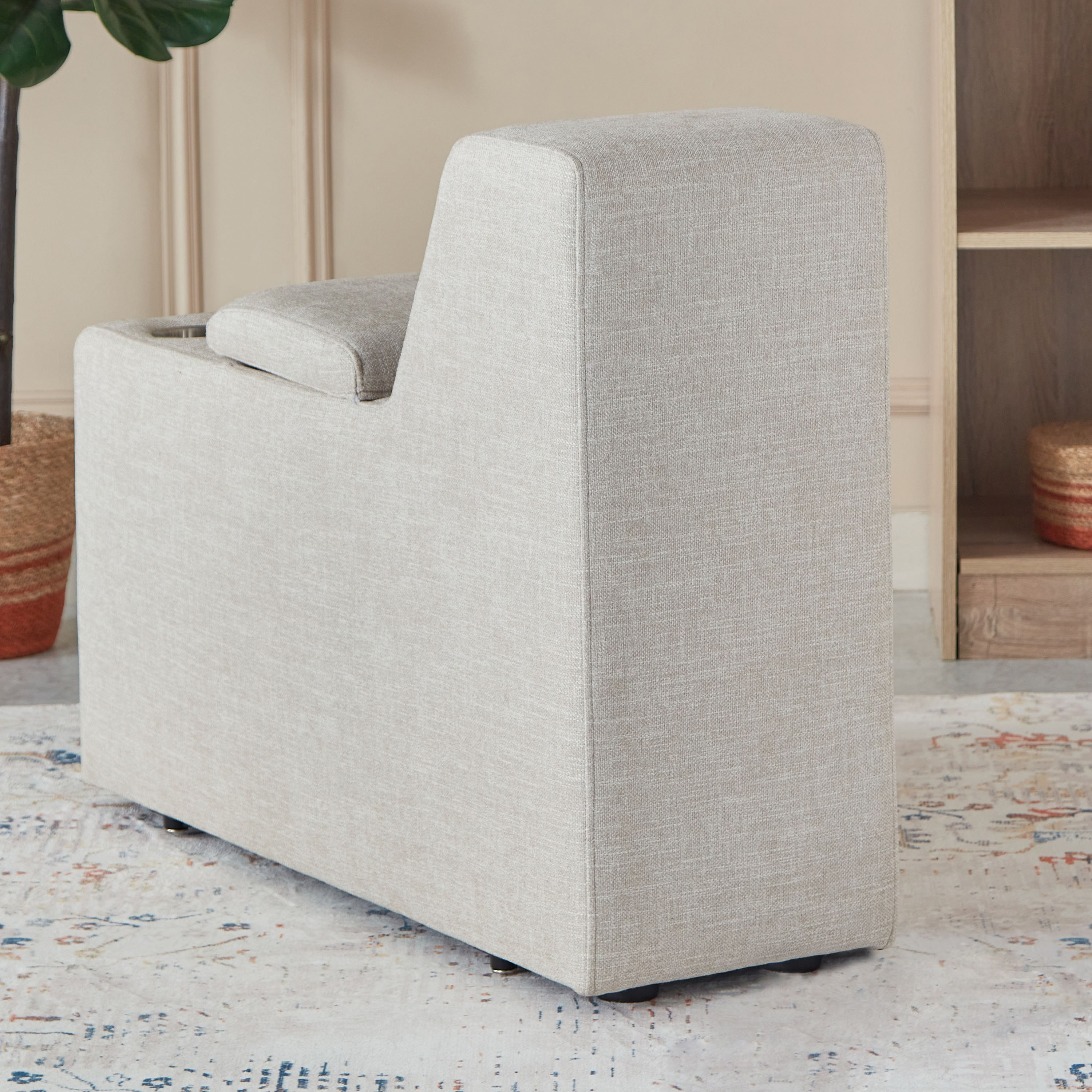 Imodular Fabric 2-Cup Holder Console with Storage Speaker and Charger-hbxlivingroom-sofasandarmchairs-sofas-image-4
