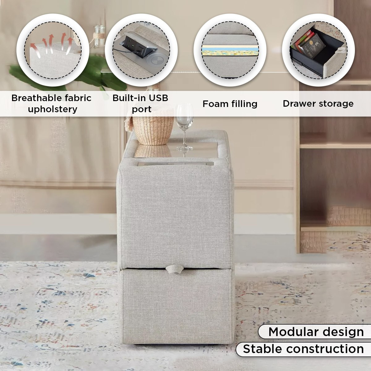 Imodular Fabric Console with Drawer-hbxlivingroom-sofasandarmchairs-sofas-image-6