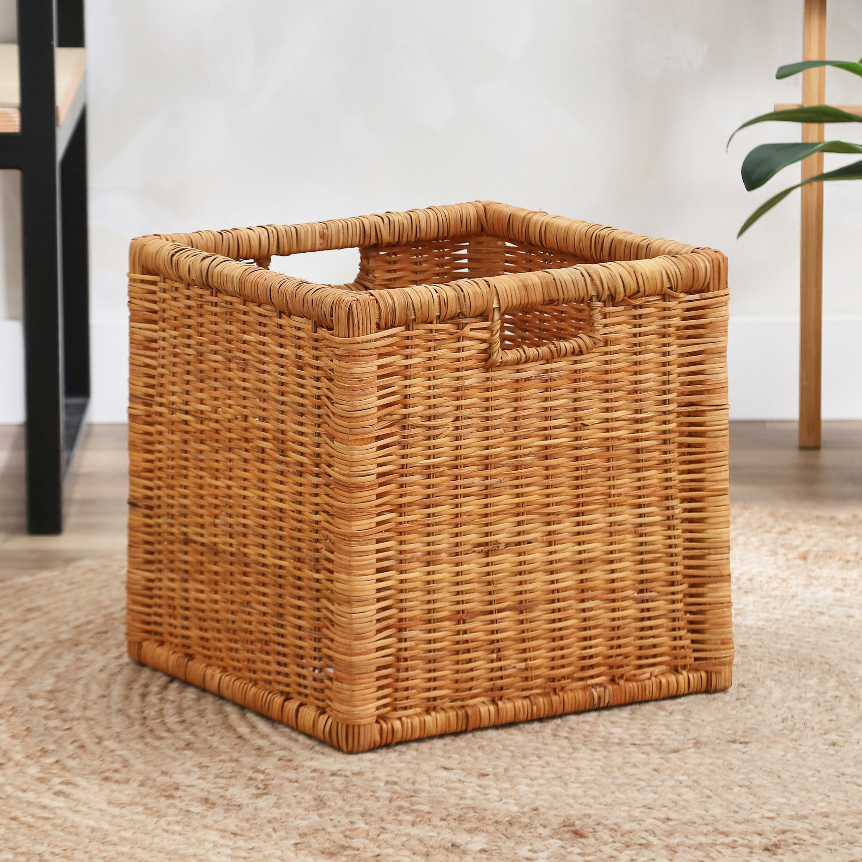 صندوق مكعب من الروطان من ناتورا - 32x33x32 سم-hbxbedroom-bedroomaccessories-bedroomstorage-image-3