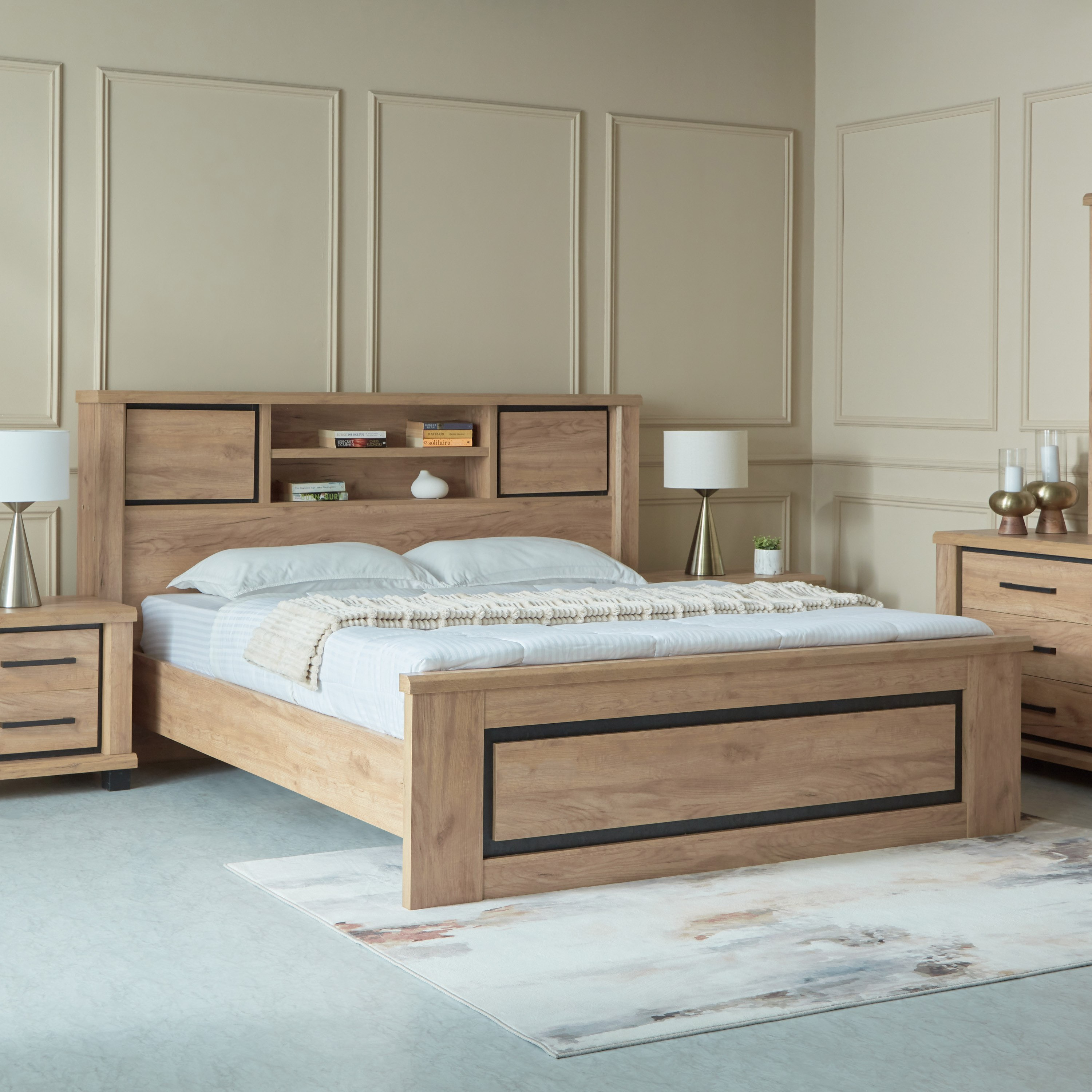 Belfort 5-Piece King Bedroom Set - 180x200 cm-hbxbedroom-bedsandbedsets-bedroomsets-king-image-2