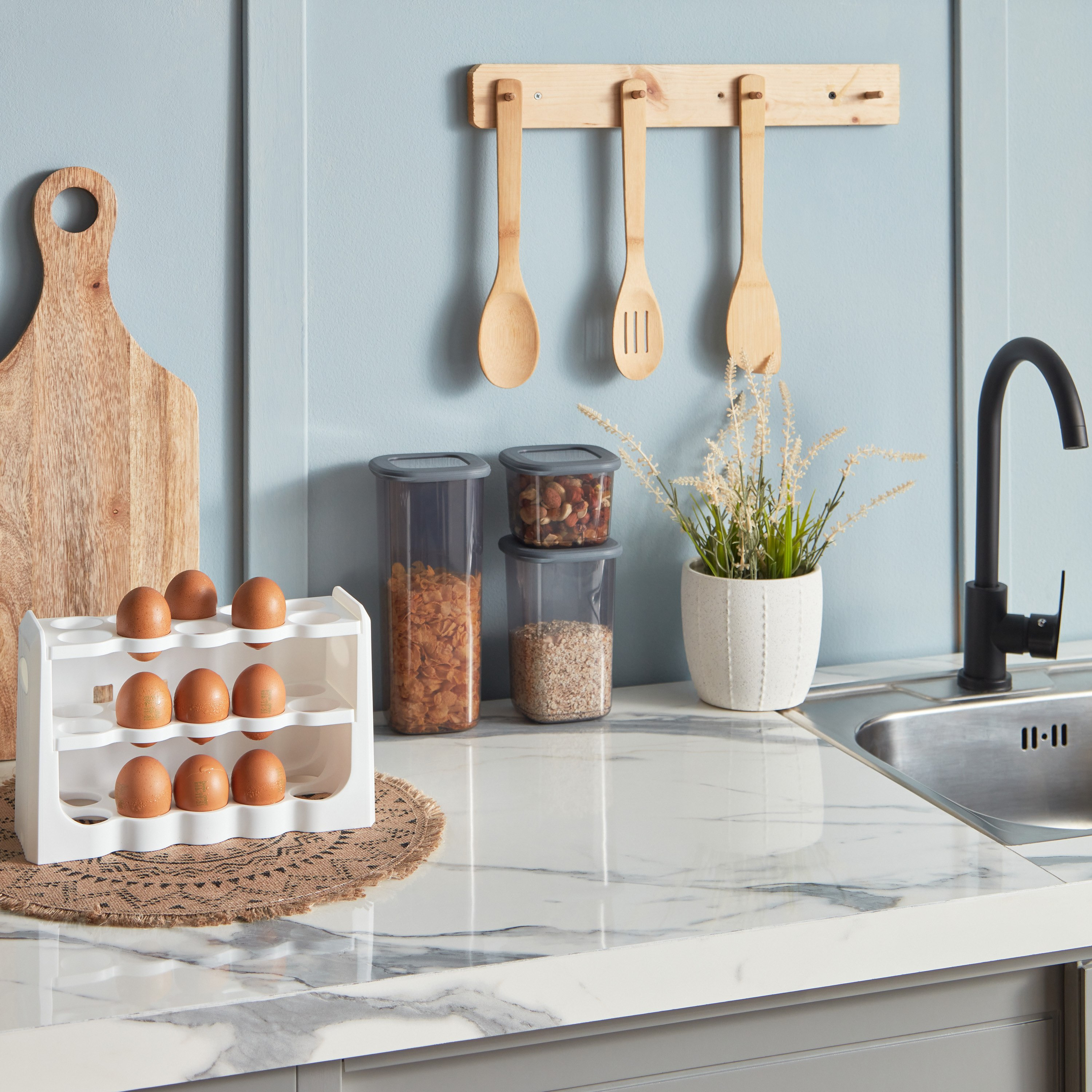 Foly Life 30-Eggs 3 Tier Holder - 10x27.5x7.5 cm-hbxkitchen-kitchenware-kitchenaccessories-image-6