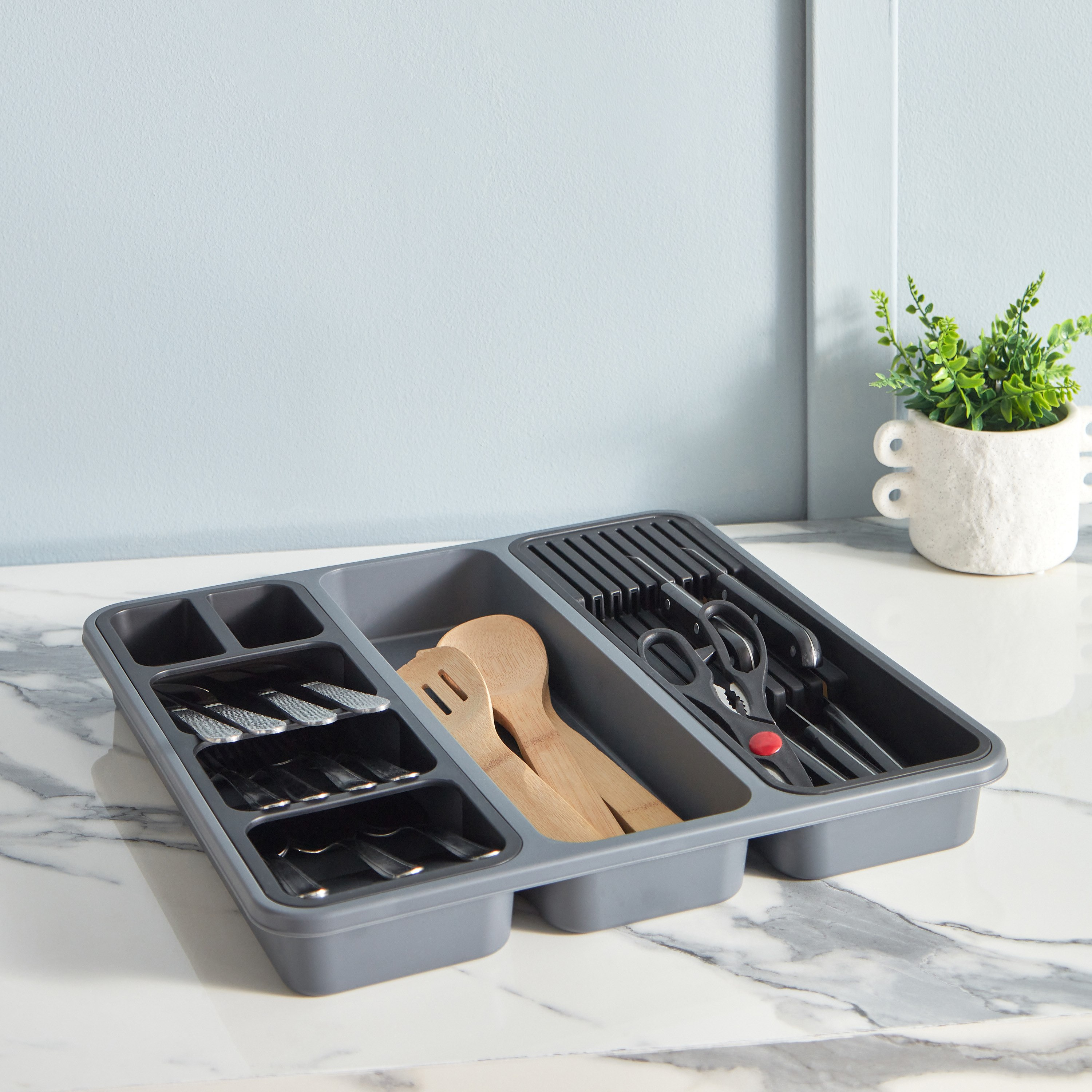 Foly Life Organizer Cutlery Tray - 40x40x5.1 cm-hbxhomeware-hbxkitchen-image-1