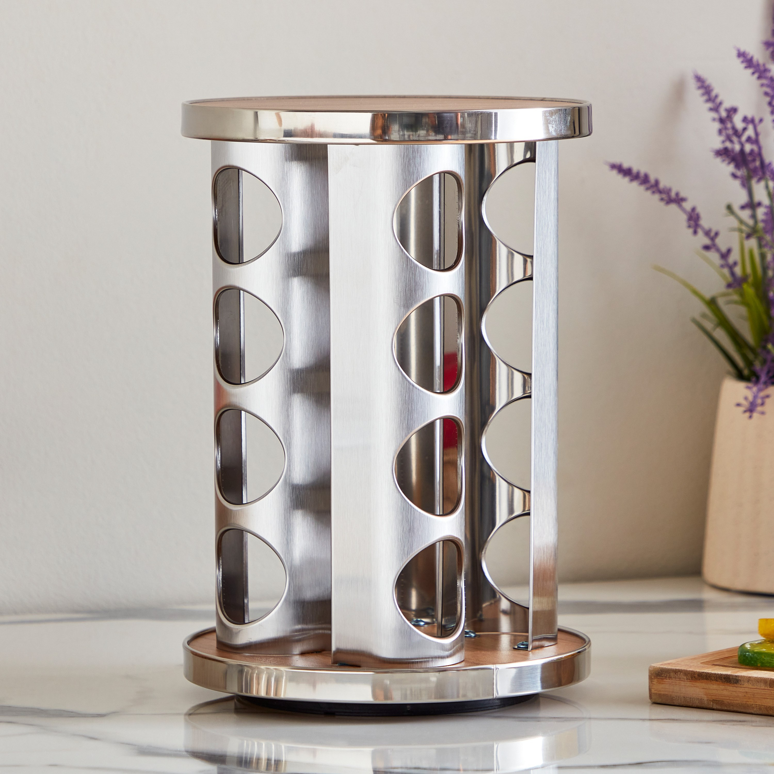 طقم برطمانات توابل زجاج 16 قطعة بحامل دوّار من نيو-hbxhomeware-hbxkitchen-image-2