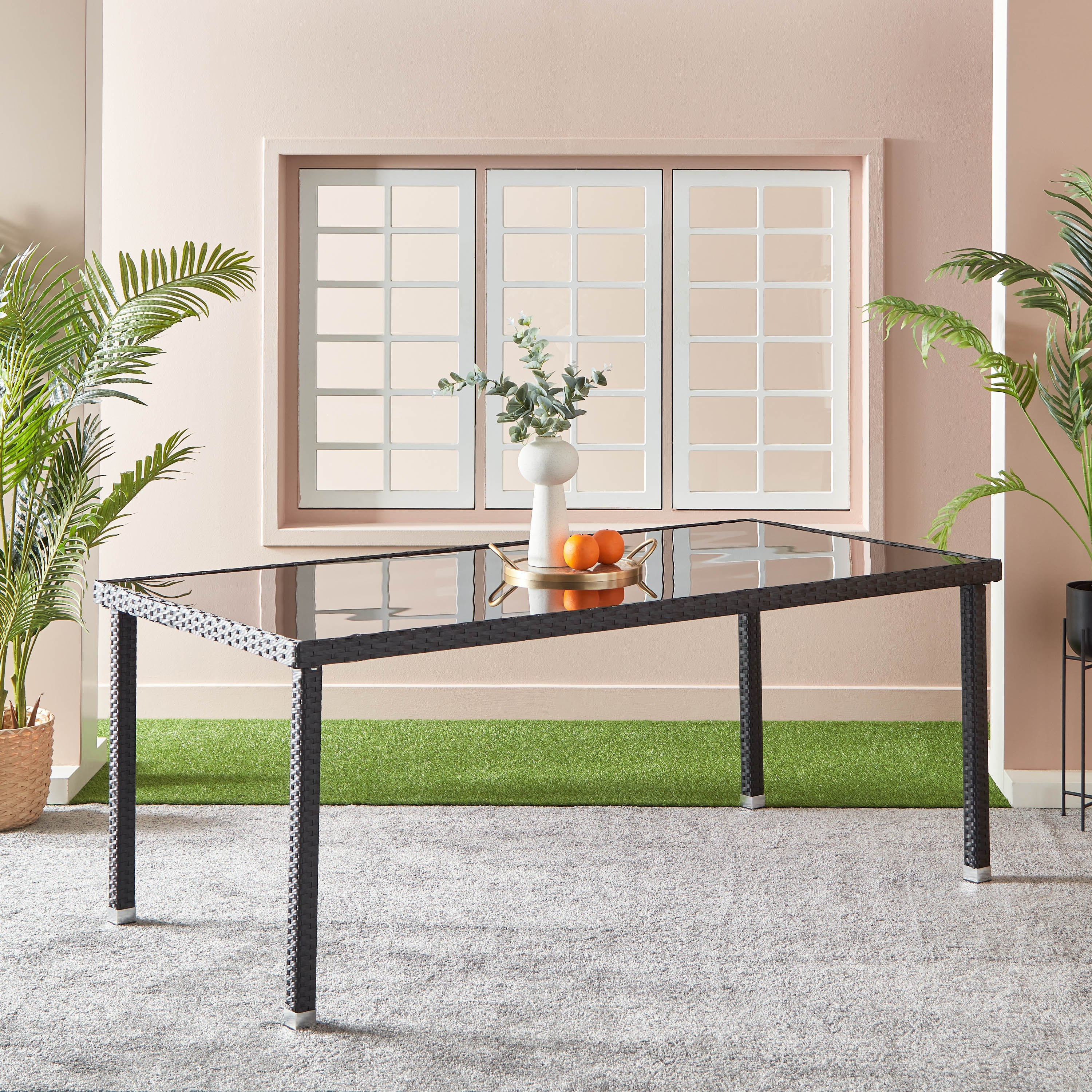 طقم سفرة 6 مقاعد للمساحات الخارجية من تورينو-hbxdiningroom-diningtablesandsets-diningtables-sixseater-image-2