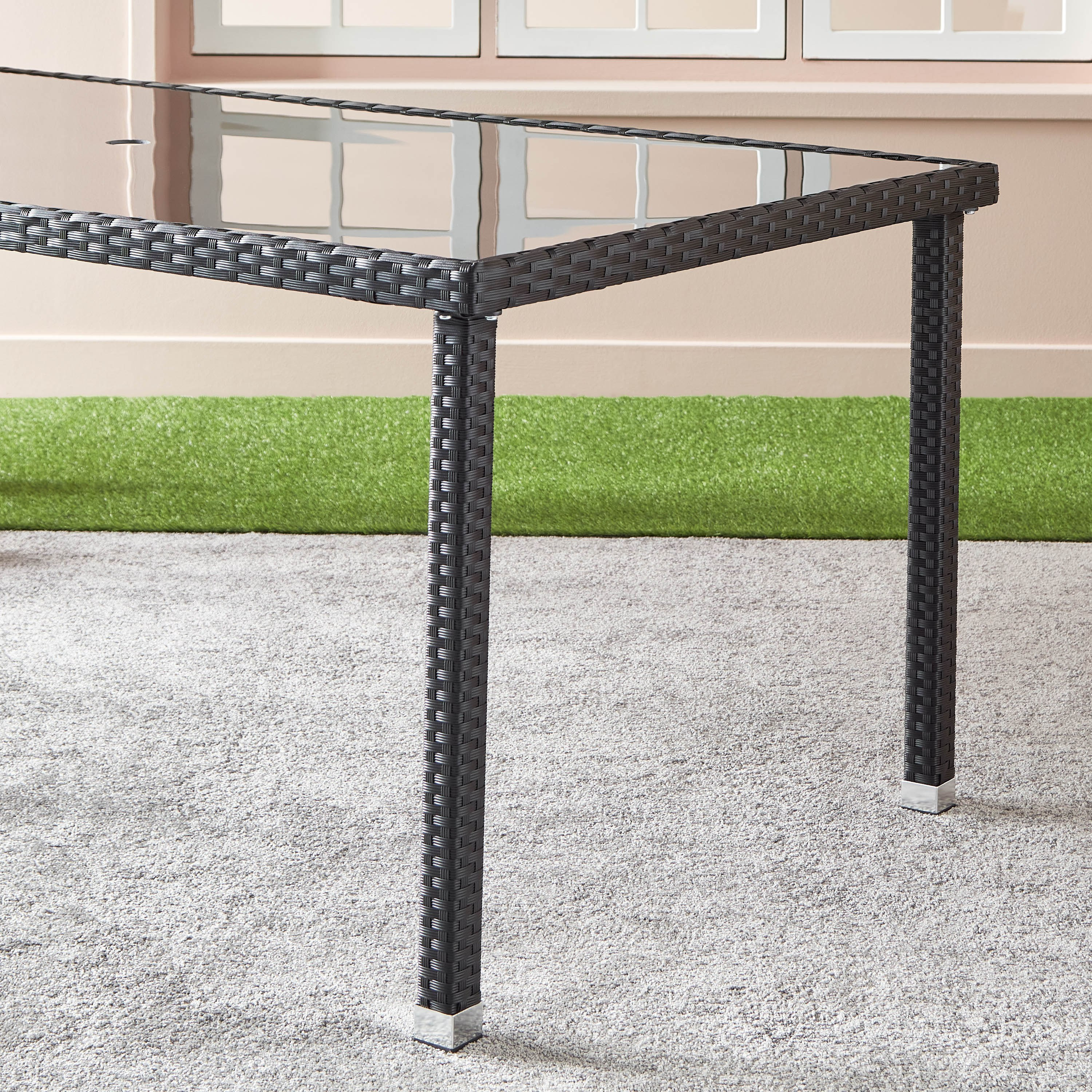 طقم سفرة 6 مقاعد للمساحات الخارجية من تورينو-hbxdiningroom-diningtablesandsets-diningtables-sixseater-image-3