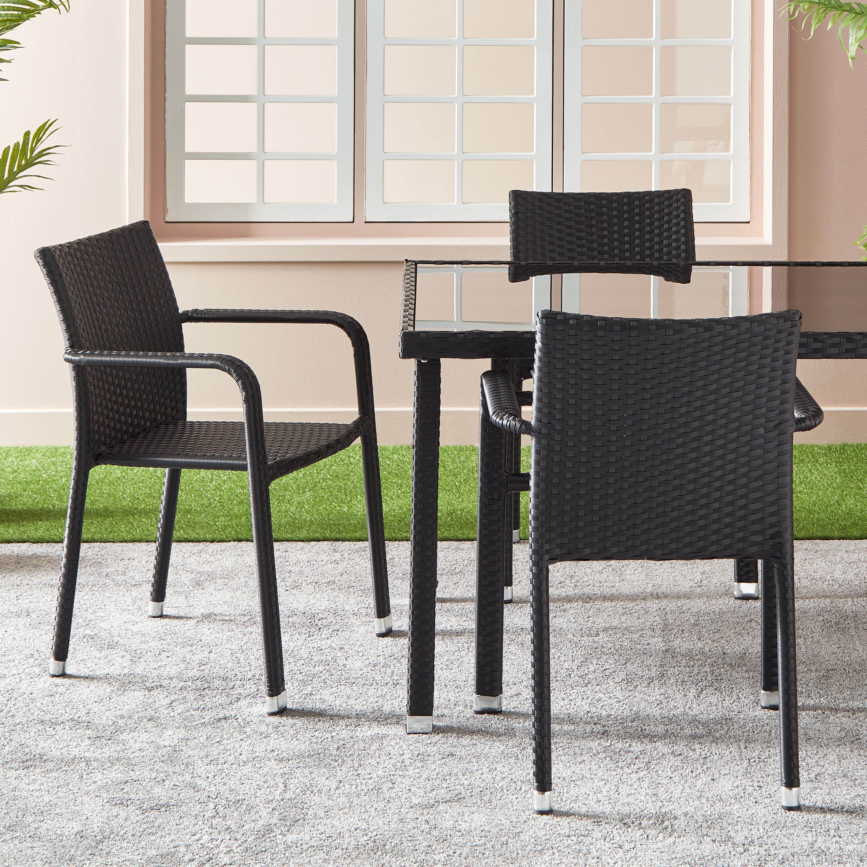 طقم سفرة 6 مقاعد للمساحات الخارجية من تورينو-hbxdiningroom-diningtablesandsets-diningtables-sixseater-image-7