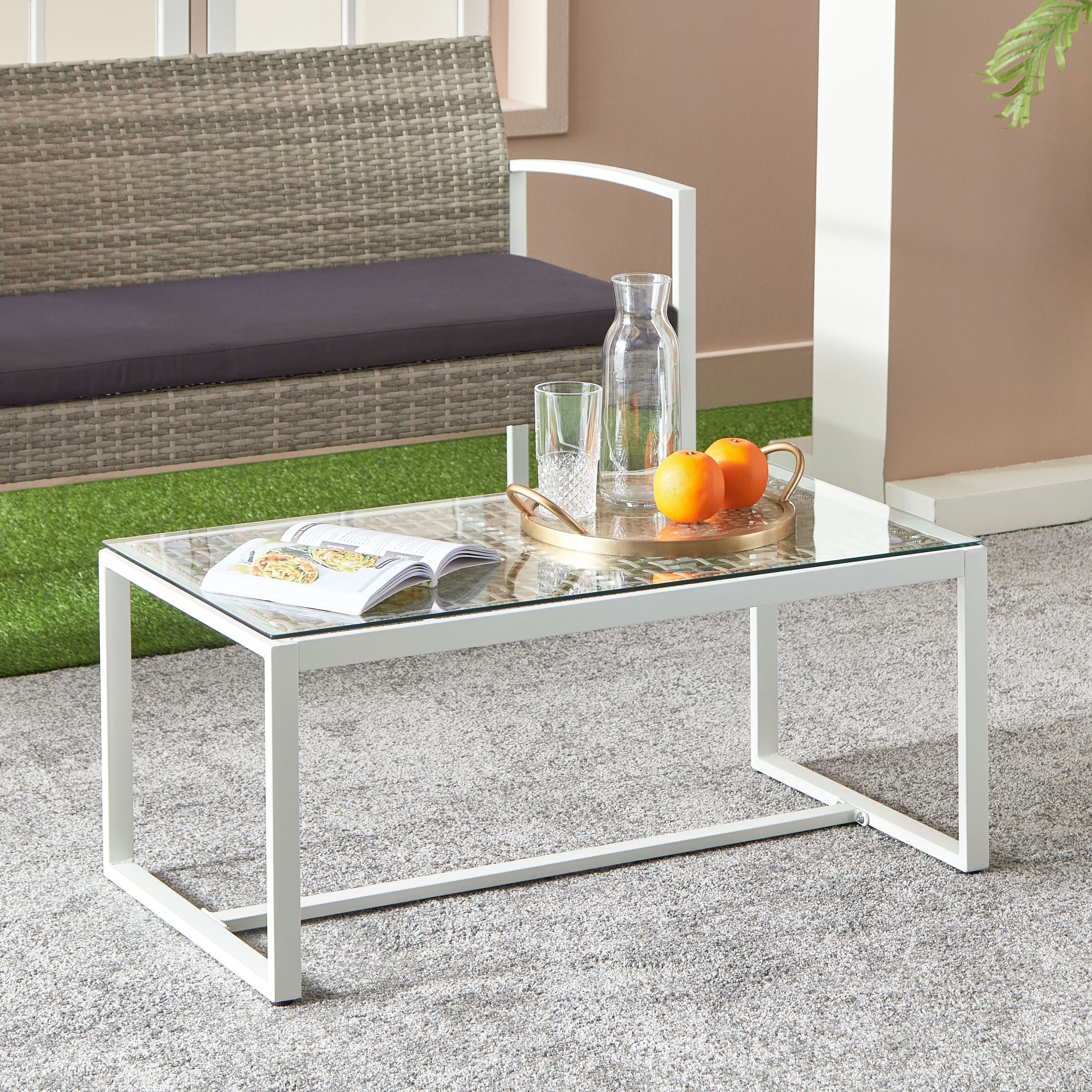 طقم طاولة قهوة 4 مقاعد للمساحات الخارجية مع وسائد من ميكونوس-hbxoutdoor-hbxoutdoorfurniture-sofasets-image-2