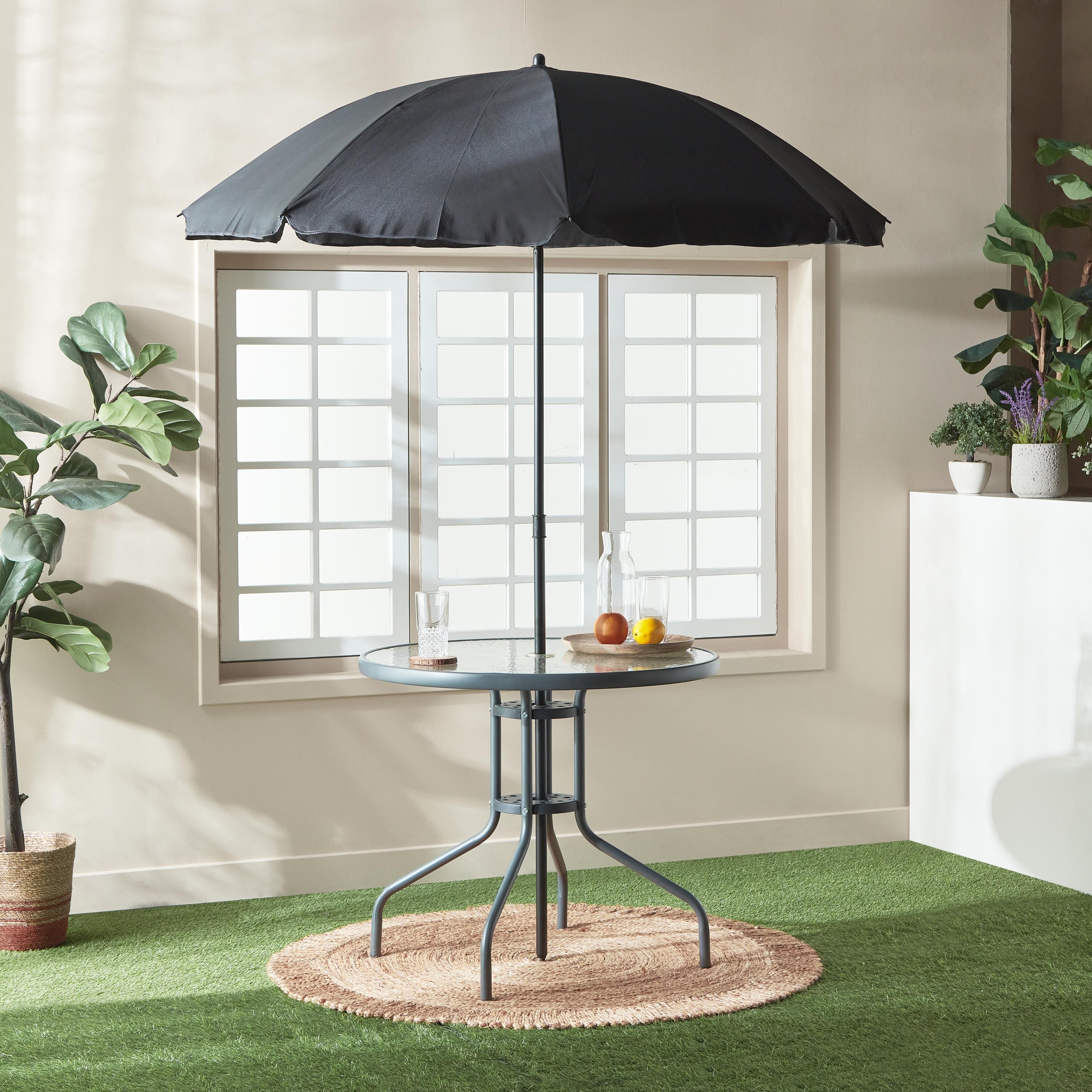 Umbrella on sale table set