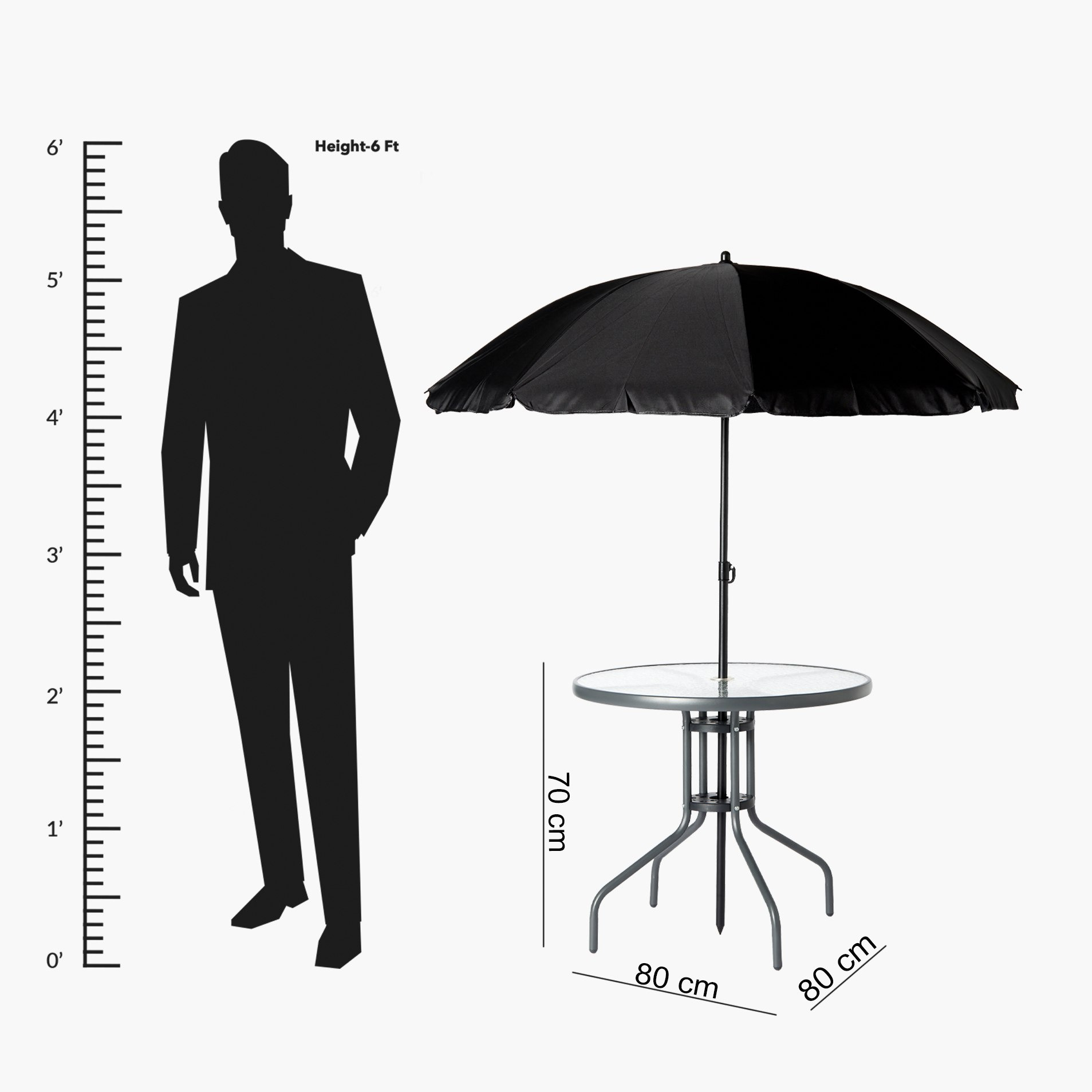 Movo Vera Torino Outdoor 4-Chair and Table Set with Umbrella-hbxfurniture-outdoor-diningsets-image-20