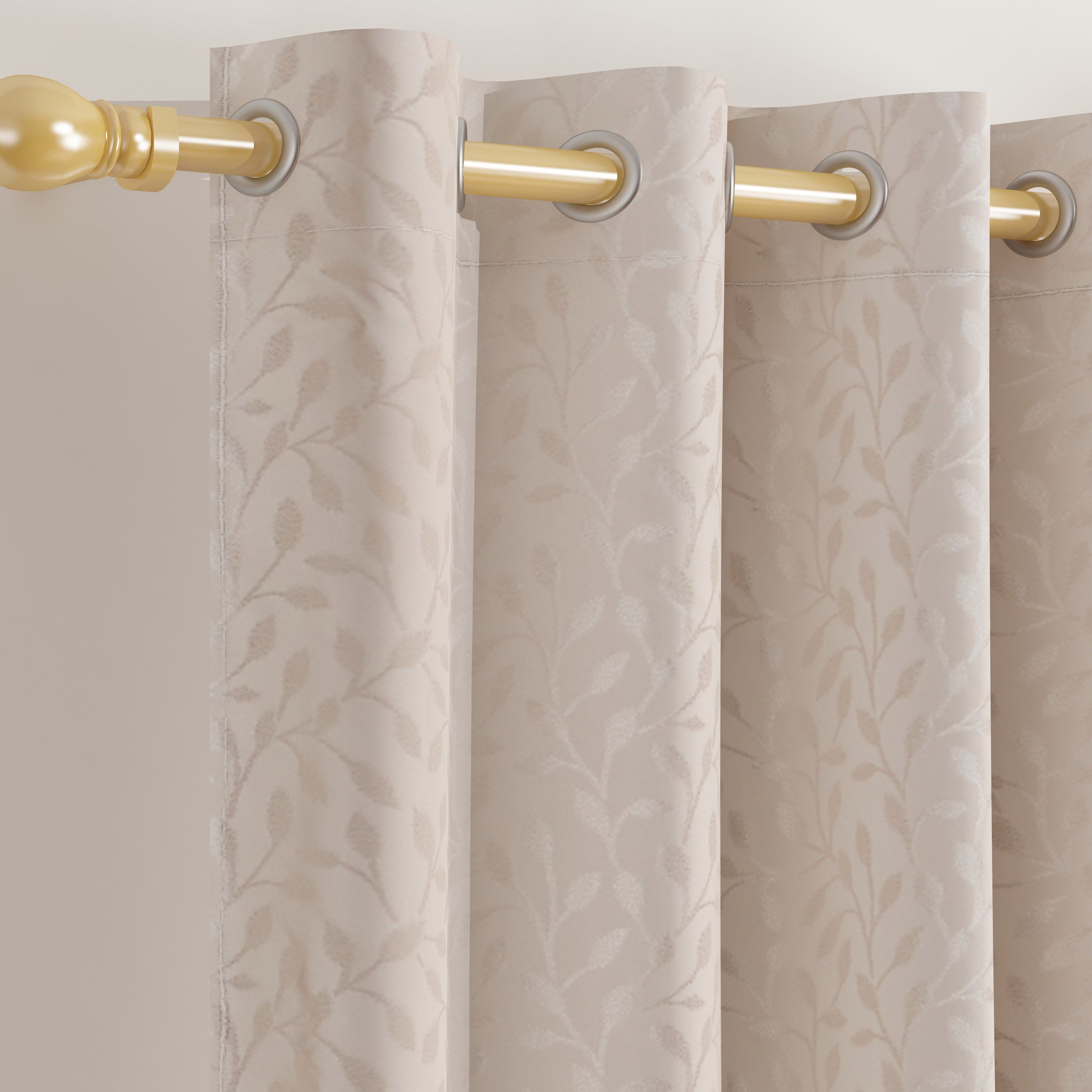 Texas Lela 2-Piece Jacquard Curtain Set - 135x240 cm-hbxhomeware-hbxdecorandfurnishings-image-2