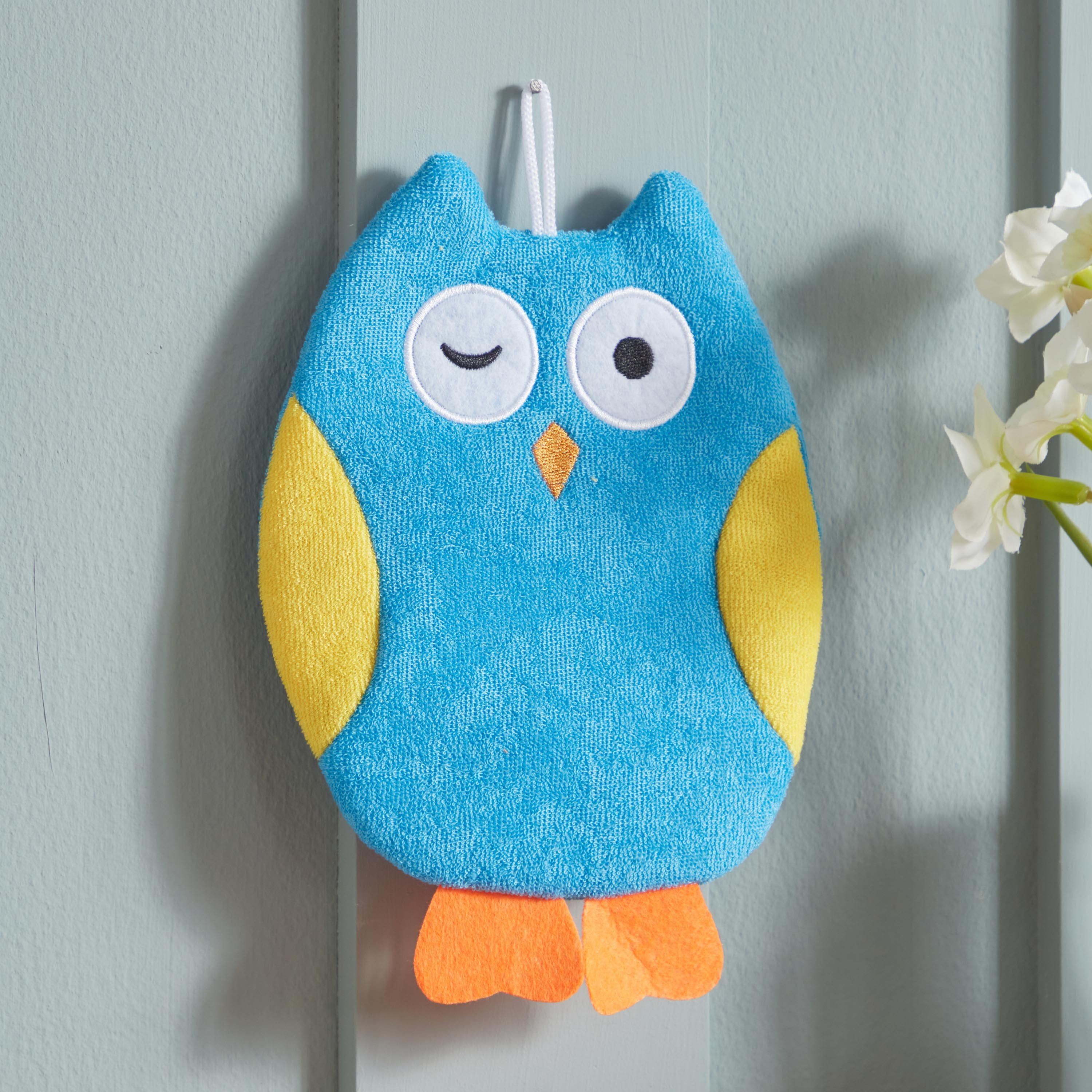 قفاز حمام على شكل بومة - 16x21 سم-hbxhomeware-hbxkidsandyouth-image-1