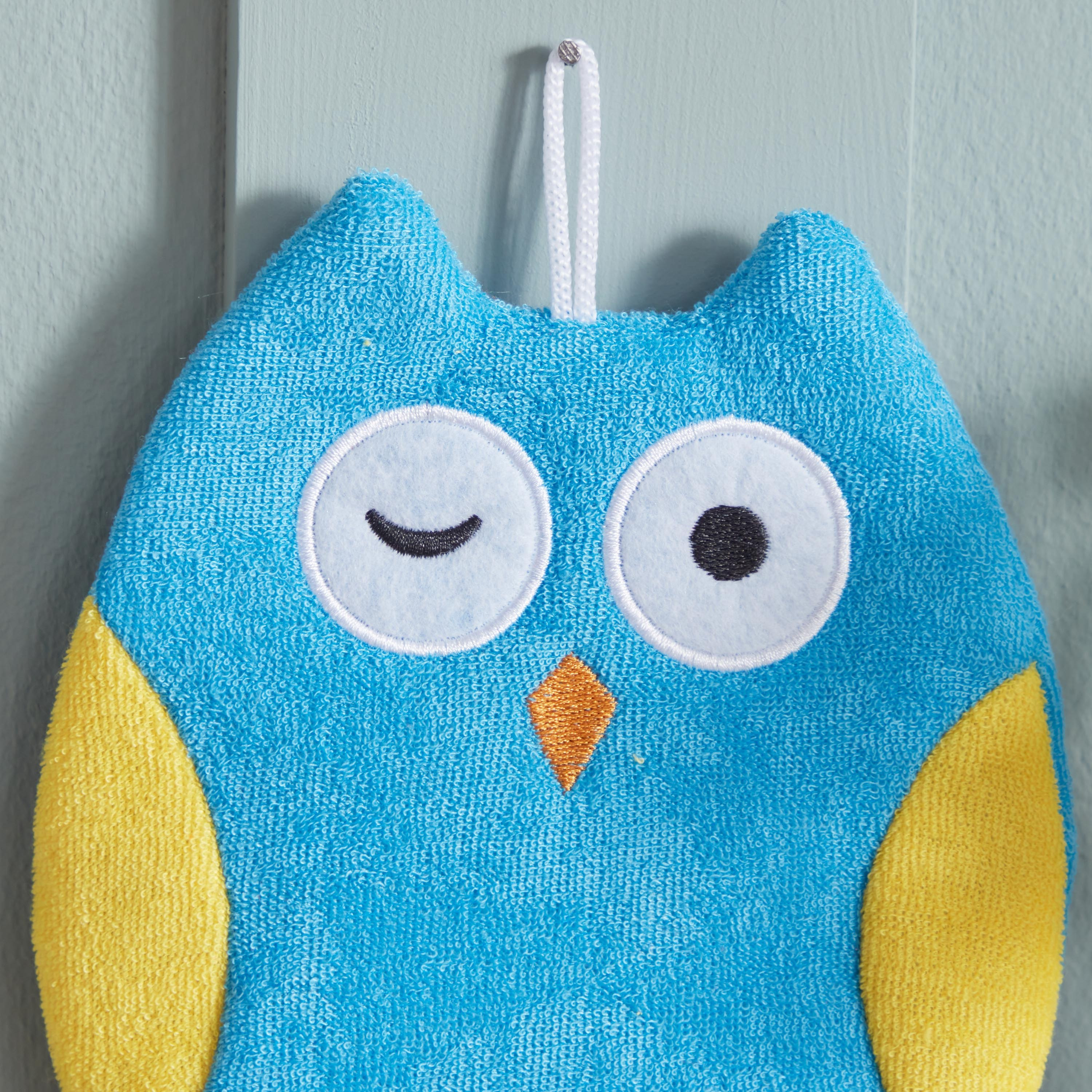 قفاز حمام على شكل بومة - 16x21 سم-hbxhomeware-hbxkidsandyouth-image-3