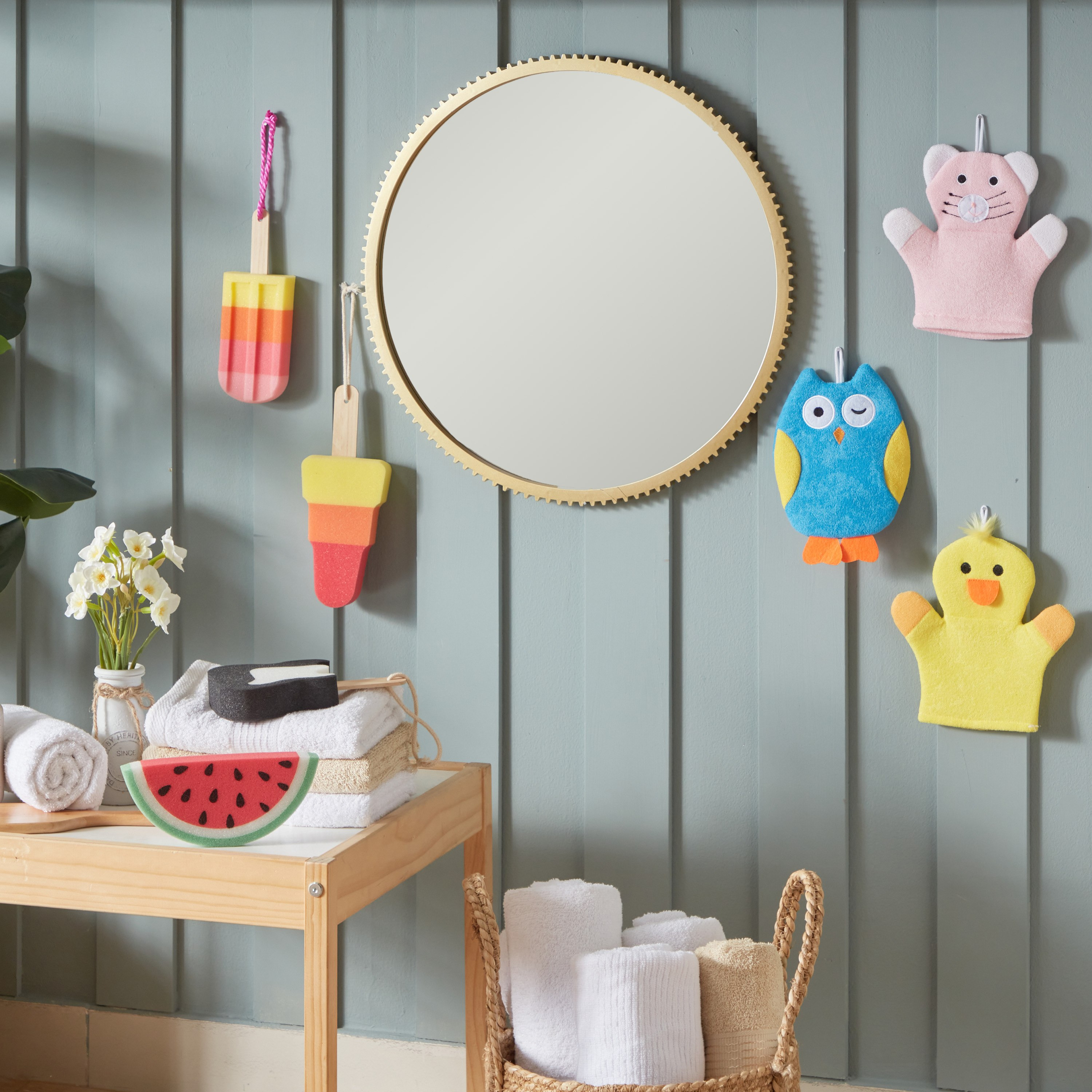 قفاز حمام على شكل بومة - 16x21 سم-hbxhomeware-hbxkidsandyouth-image-5