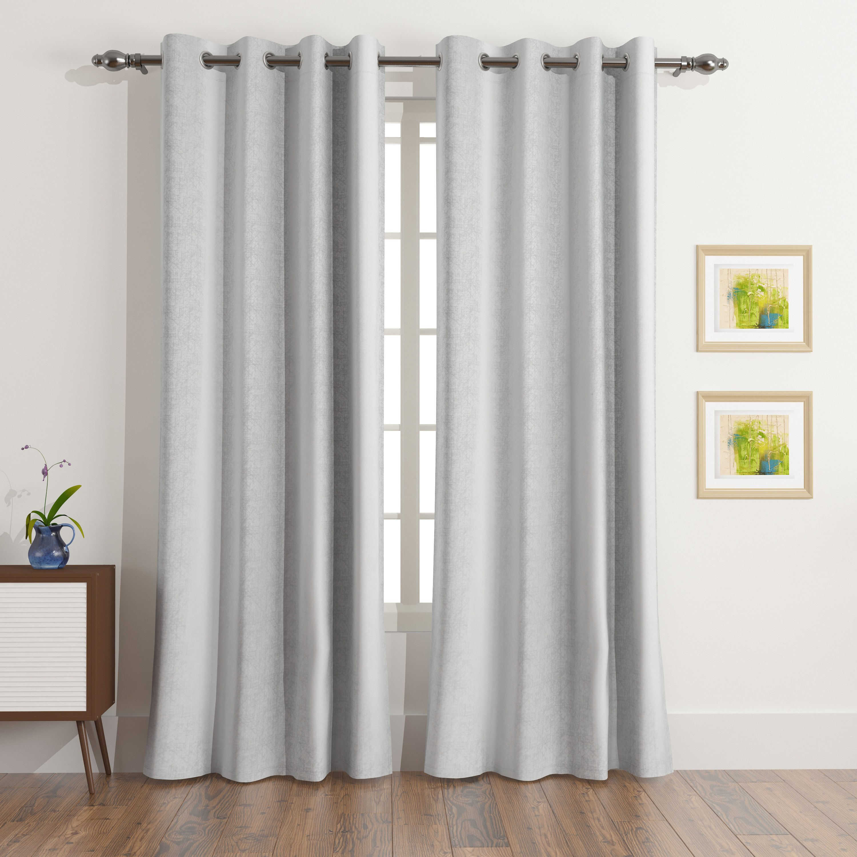 Lisbon Aavya 2-Piece Jacquard Extra Long Curtain Set - 140x300 cm-PROMO_HB_AE_B1G1_250925-image-1