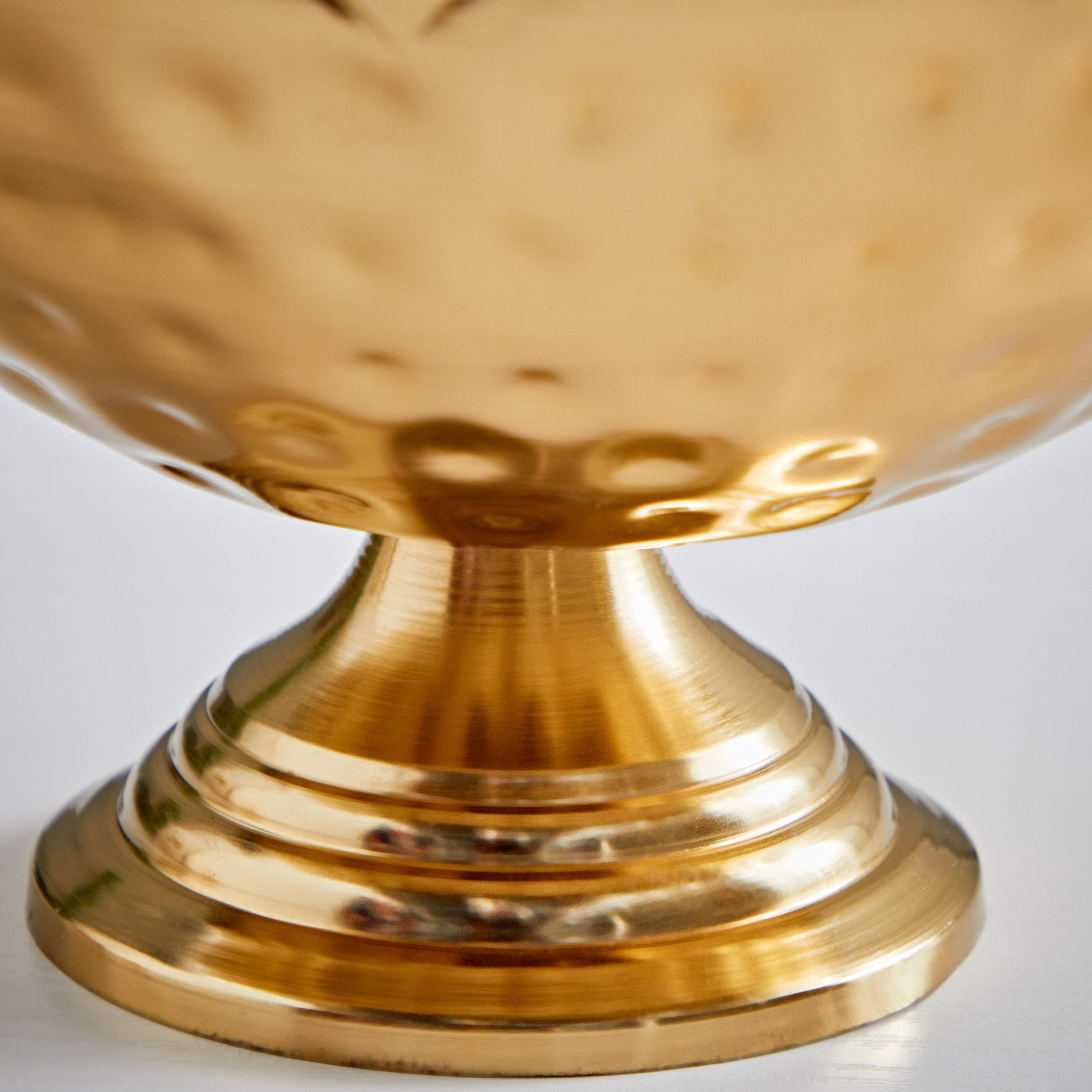 Kyra Metal Hammered Decorative Bowl - 27.4x27x17 cm-hbxdecorandfurnishings-homeaccessories-bowls-image-5