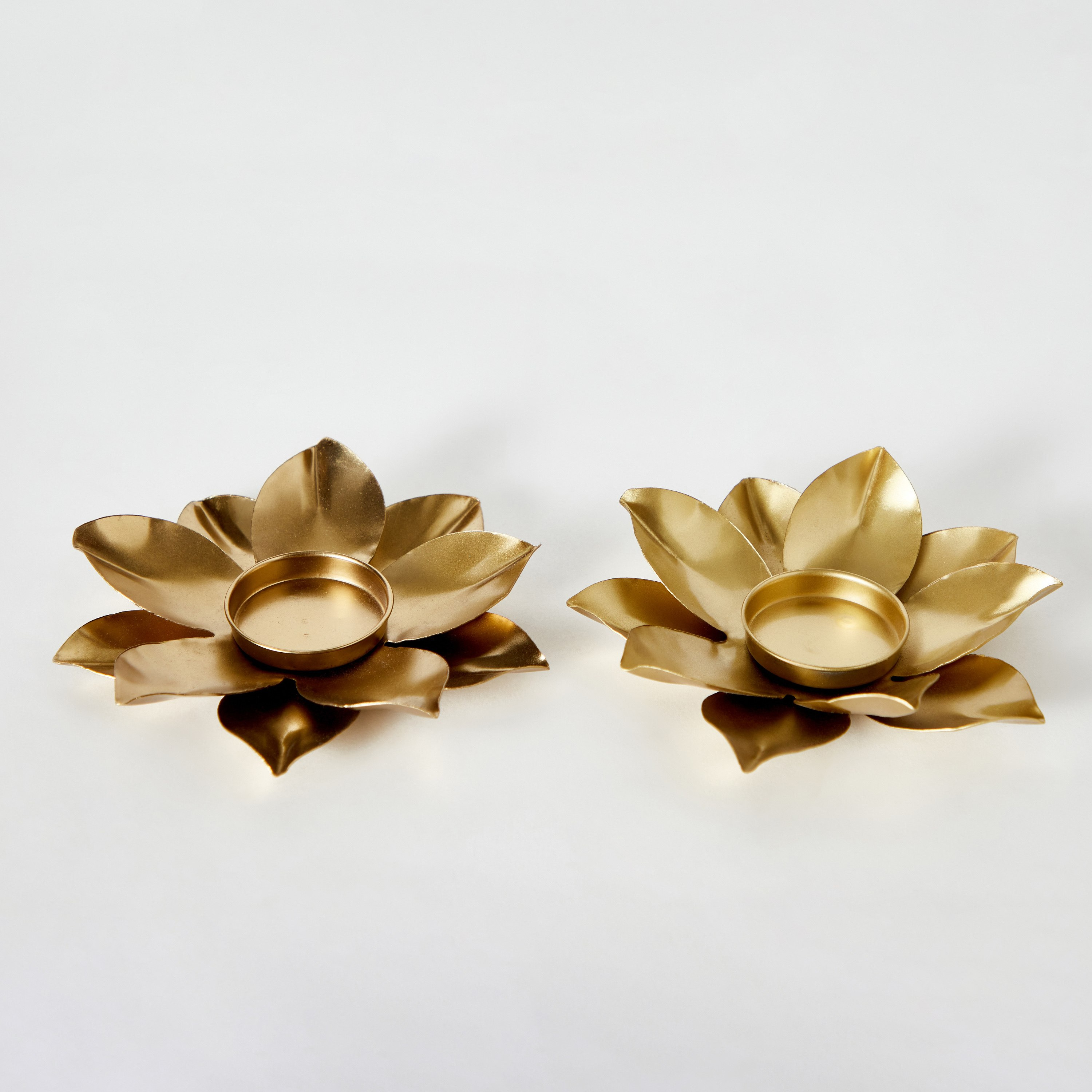 طقم حامل شموع معدن قطعتين من كيرا - 13x13x3 سم-hbxlivingroom-decorandaccessories-candleholders-image-6