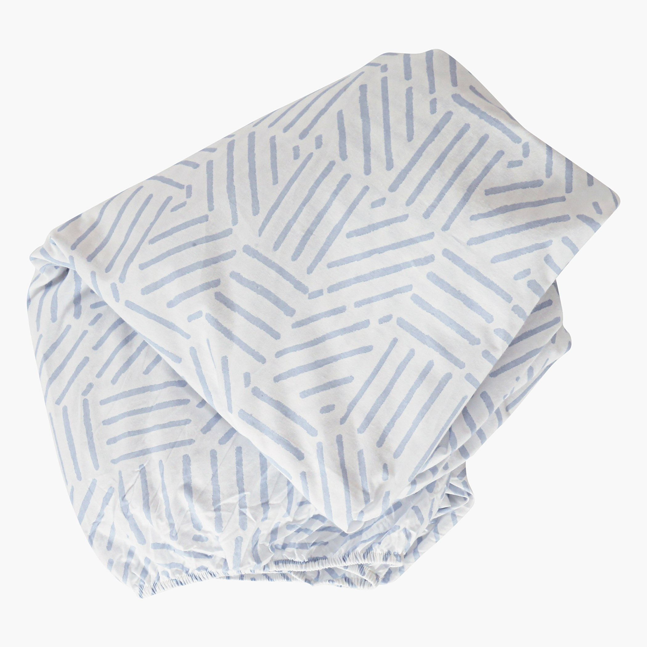 شرشف مطّاطي قطن كوين بطبعات سيناكي من ماديسون - 150x200+25 سم-hbxhomeware-hbxbedroom-image-3