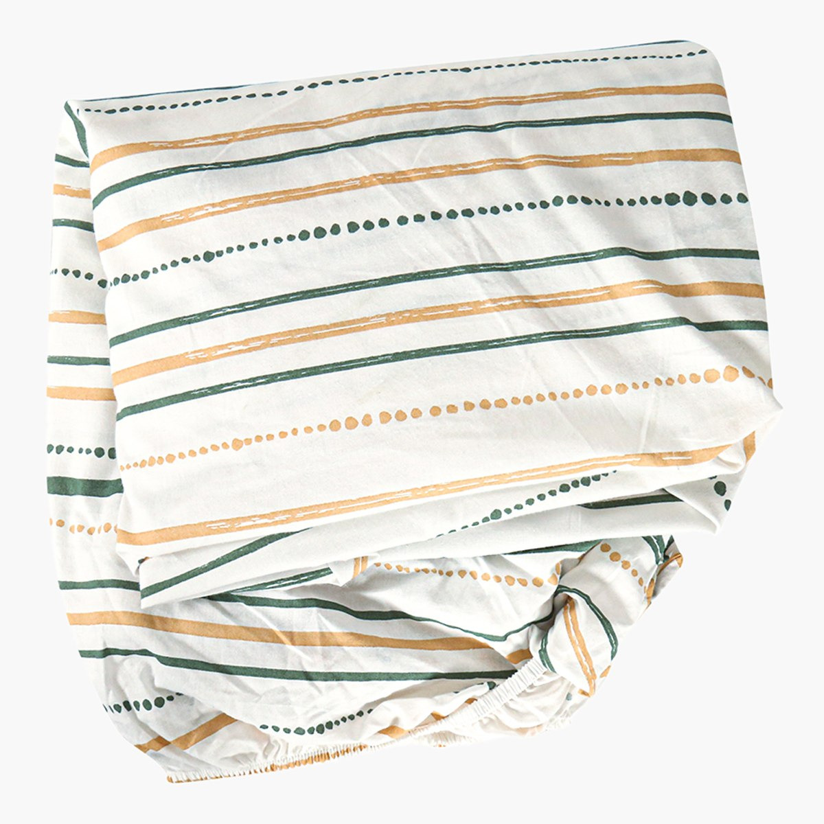 Madison Oni Twin Printed Cotton Fitted Sheet - 120x200+25 cm-hbxhomeware-hbxbedroom-image-3