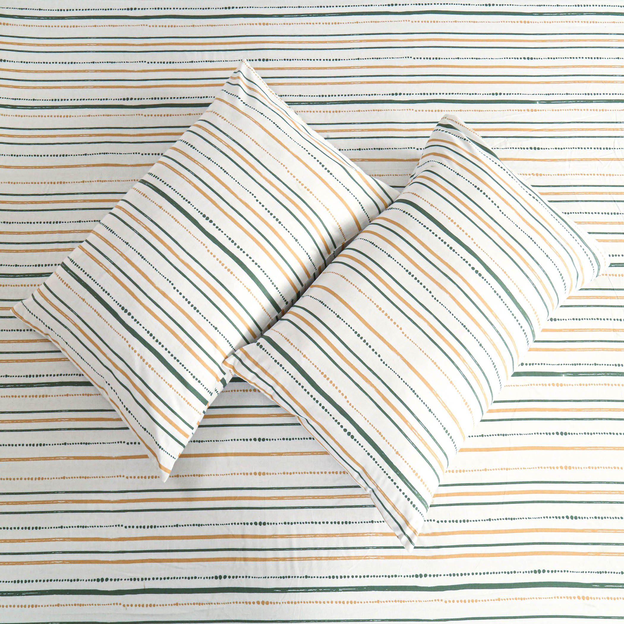 طقم غطاء وسادة قطن قطعتين بطبعات أوني من ماديسون - 50x75 سم-hbxhomeware-hbxbedroom-image-1