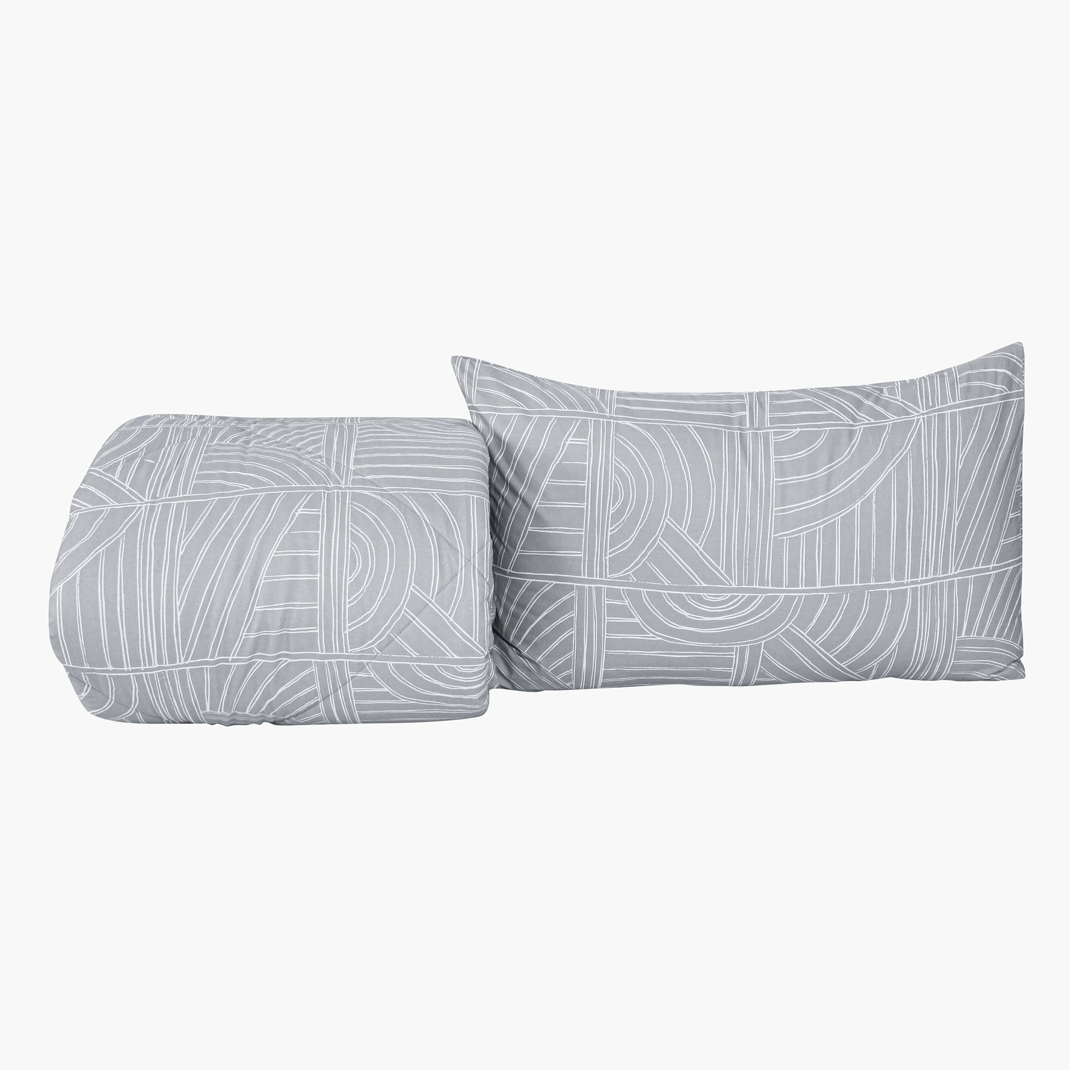 طقم لحاف قطن فردي بطبعات قطعتين تيلافي من أورورا - 135x220 سم-hbxkidsandyouth-beddingandfurnishings-comfortersets-image-4