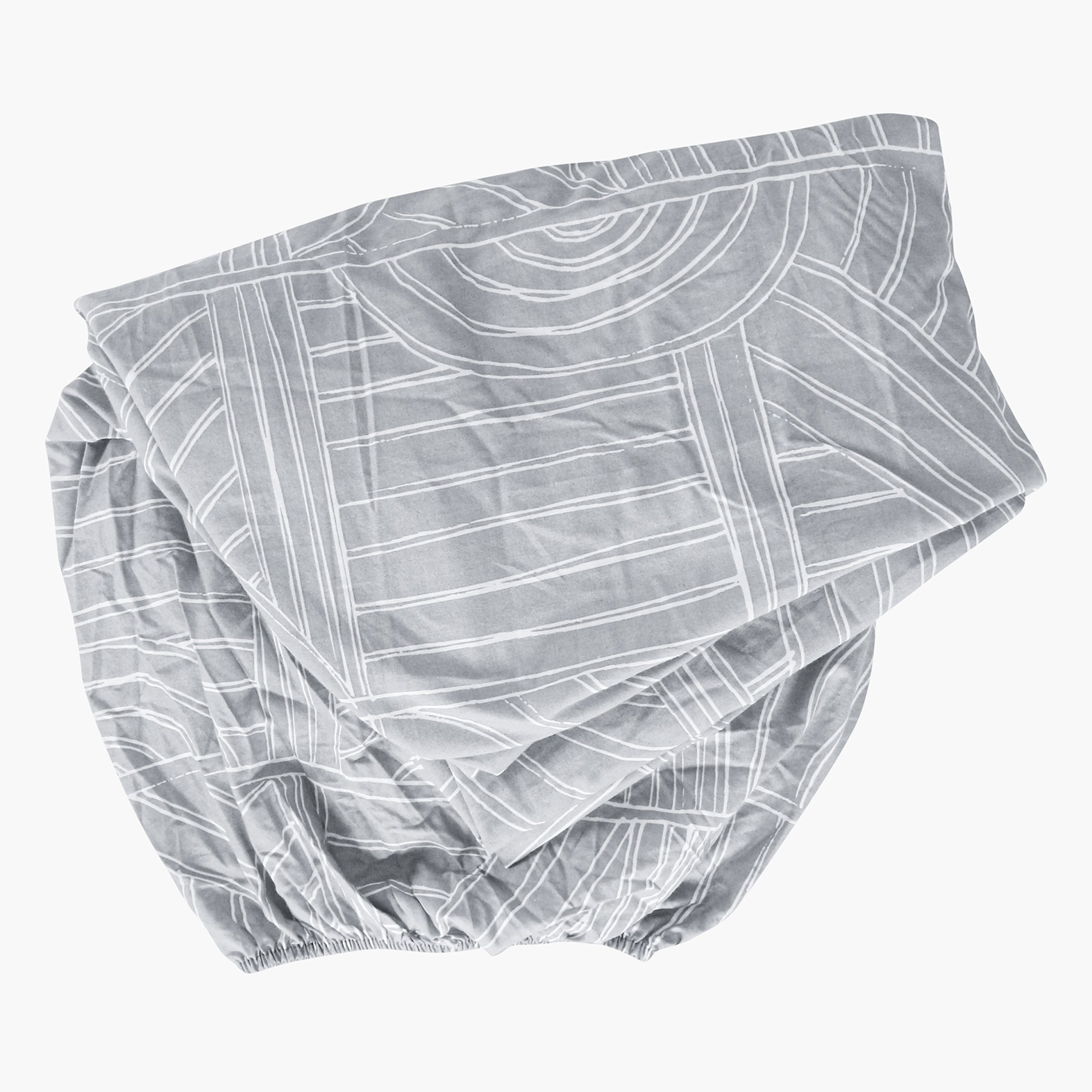 شرشف مطاطي فردي قطن 124 خيط بطبعات تيلافي من أورورا - 90x200+25 سم-hbxhomeware-hbxbedroom-image-3