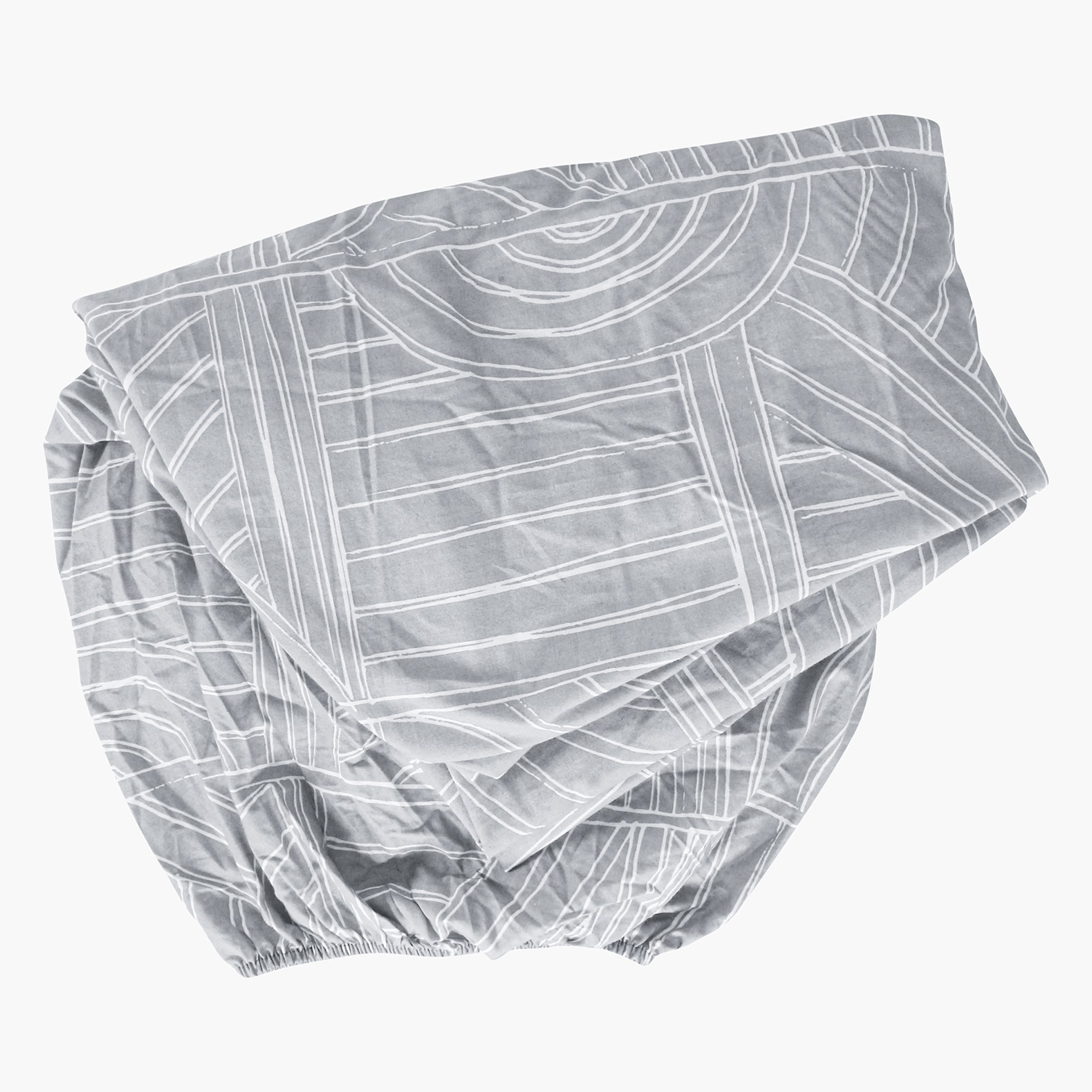 شرشف مطاطي كينج قطن 124 خيط بطبعات تيلافي من أورورا -180x200+25 سم-hbxhomeware-hbxbedroom-image-3