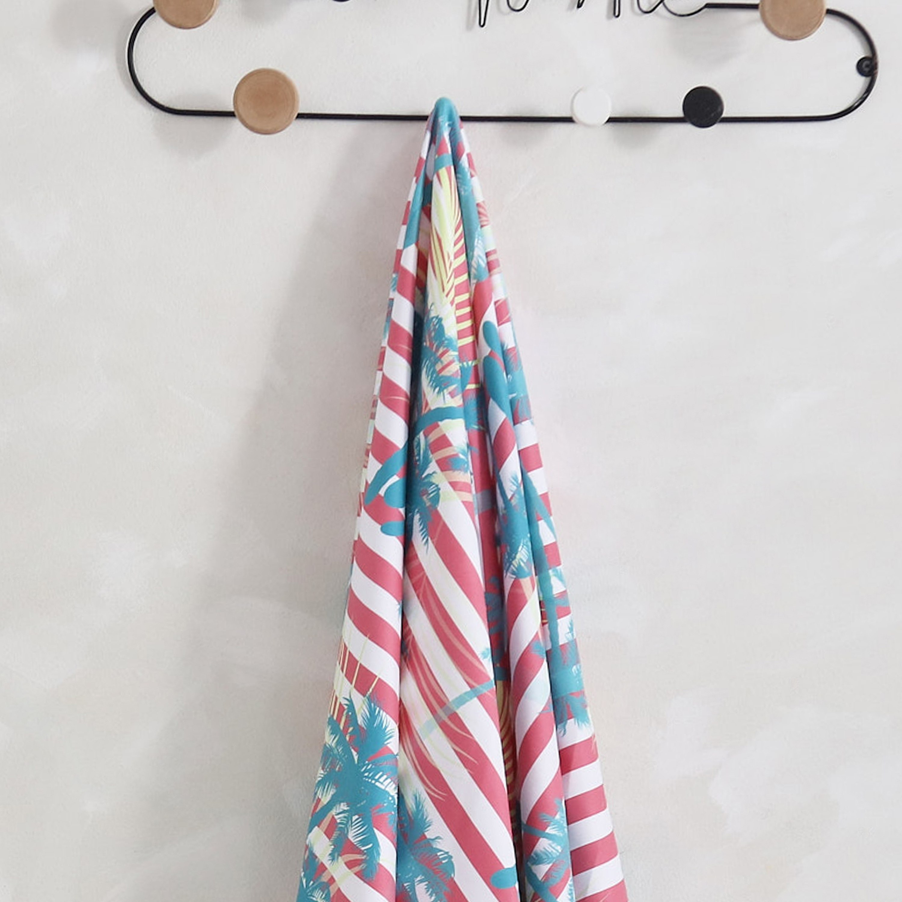 منشفة شاطئ بطبعات رقمية خالية من بالم - 110x170 سم-hbxbathroom-bathroomtextiles-image-2