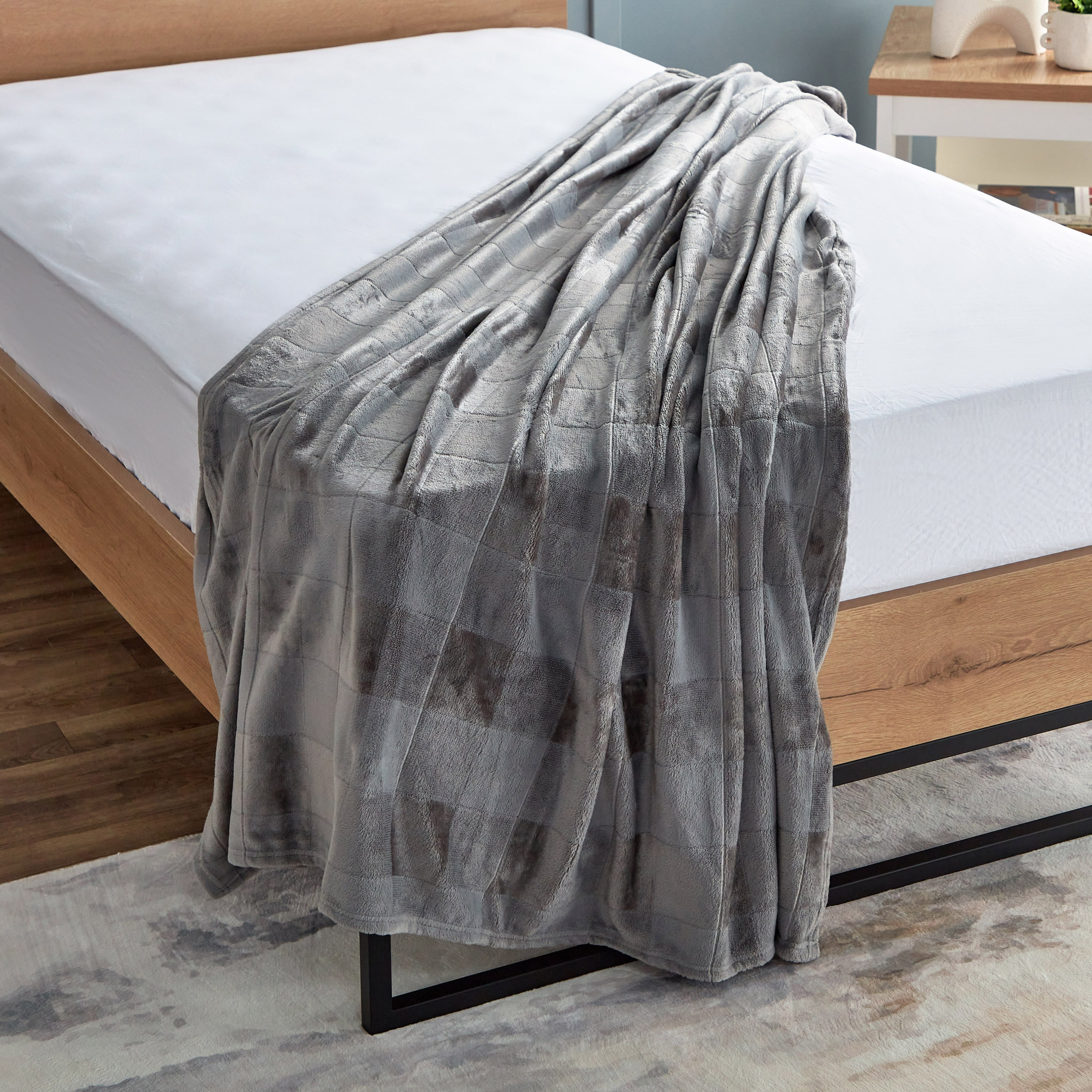 بطانية جاكارد كاروهات توين طبقة واحدة من ليور - 150x200 سم-hbxhomeware-hbxbedroom-image-4