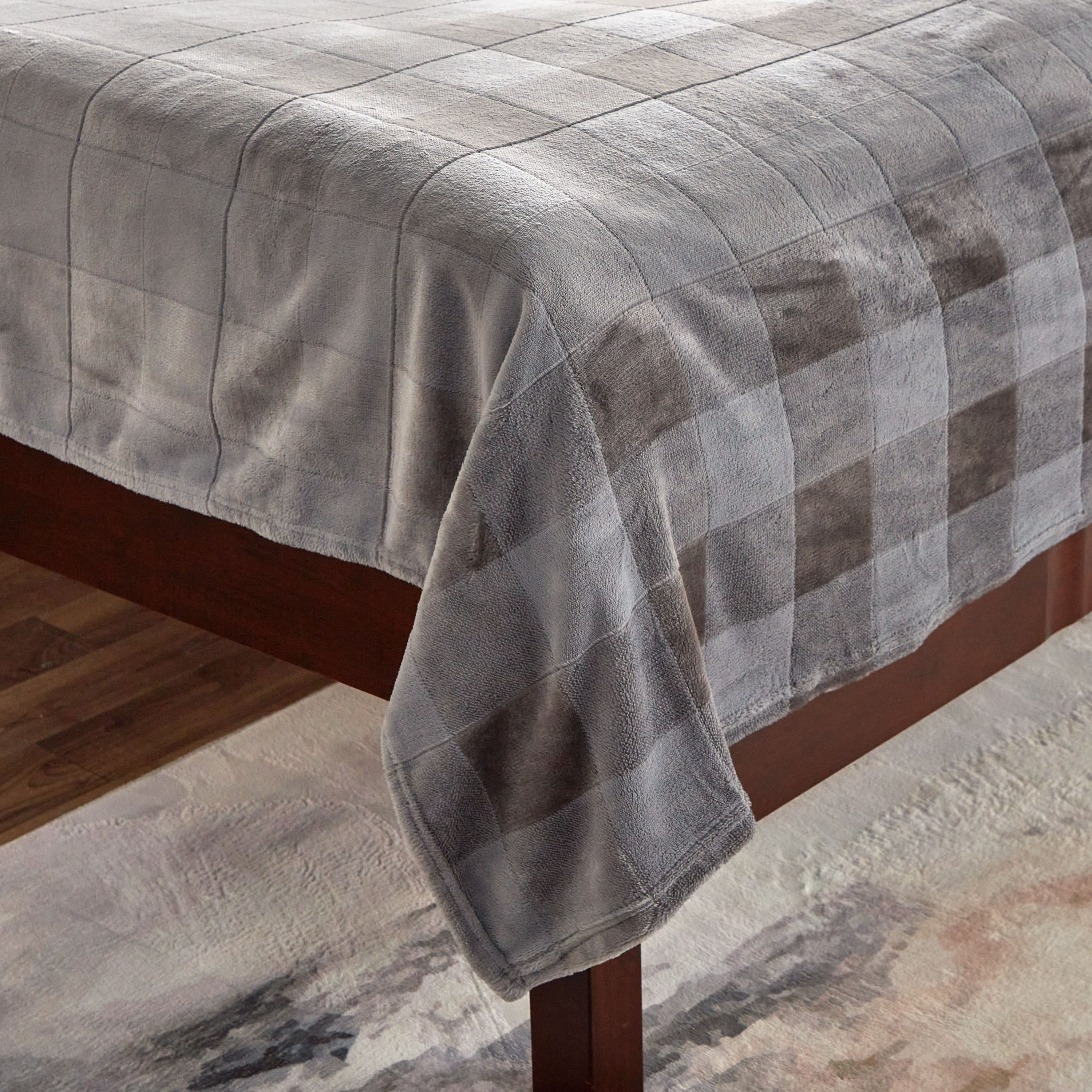 بطانية كوين كاروهات طبقة واحدة من ليور - 200x220 سم-hbxhomeware-hbxbedroom-image-5