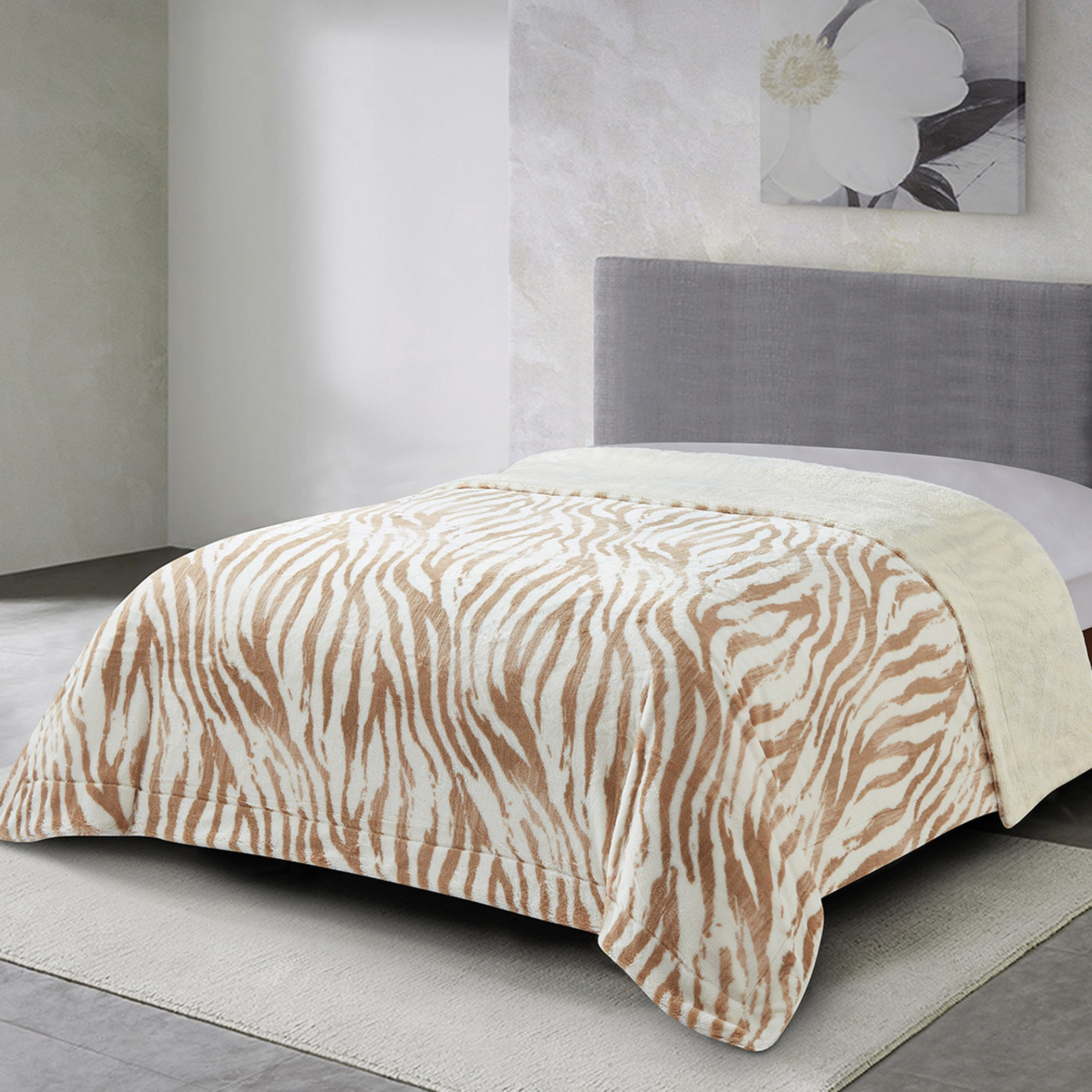 بطانية كينج مزدوجة من الفرو - 220x240 سم-hbxhomeware-hbxbedroom-image-1
