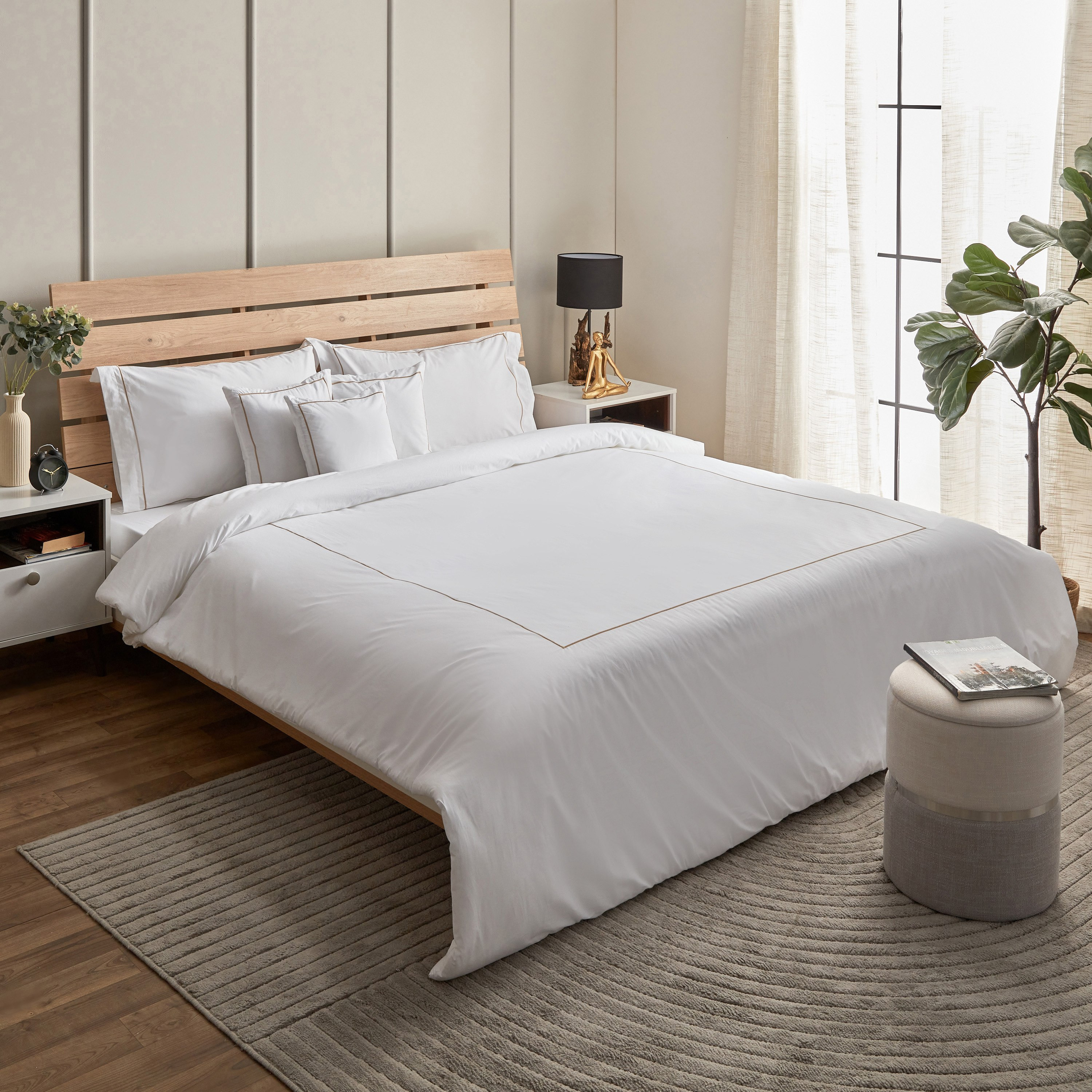 طقم لحاف قطن كينج 5 قطع من جراندي أفيسبليشز وايت هيفن بلباو - 220x240 سم-hbxhomeware-hbxdecorandfurnishings-image-8
