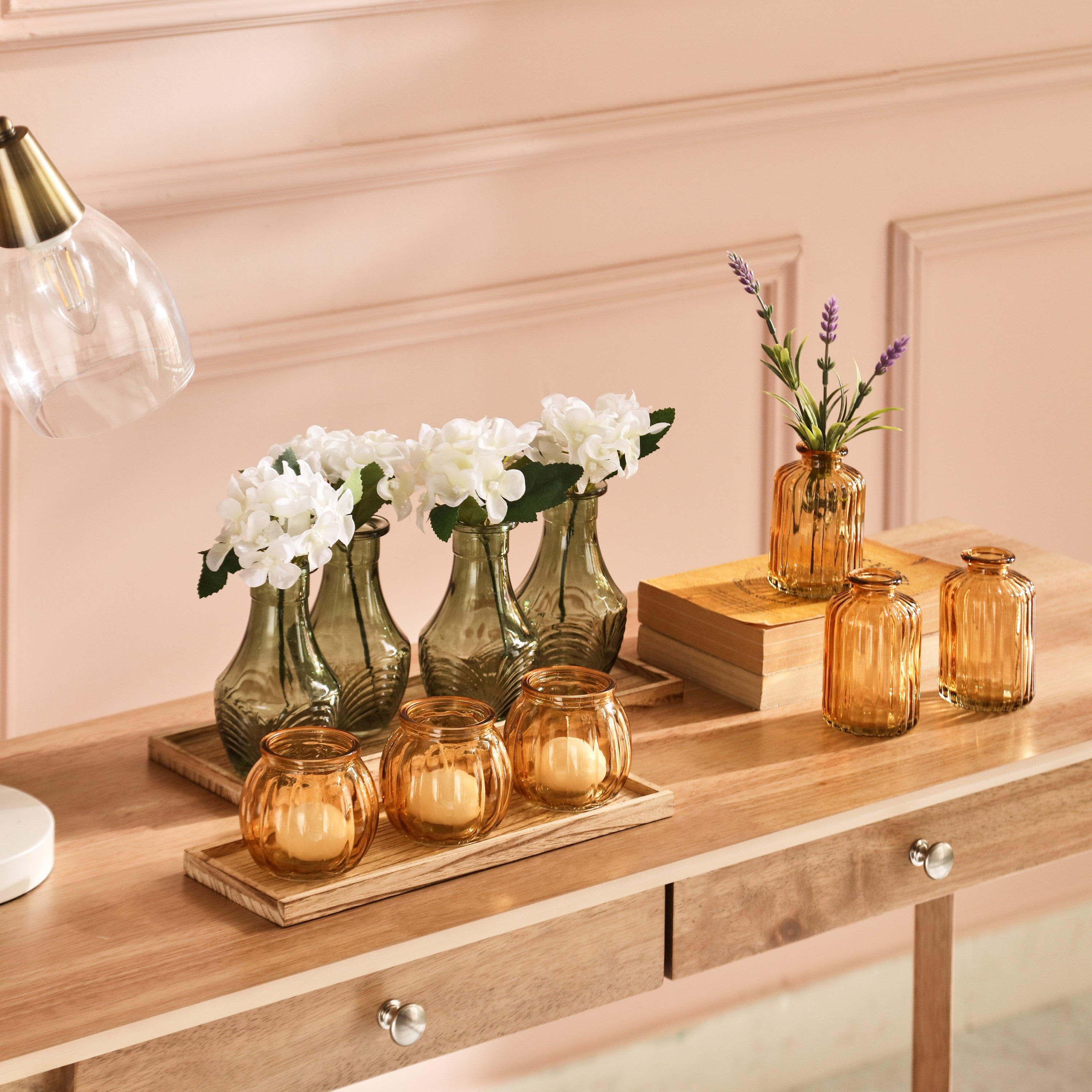 طقم مزهريات زجاج 3 قطع من دين - 6.8x6.8x8.2 سم-hbxbedroom-decorandaccessories-vases-image-5
