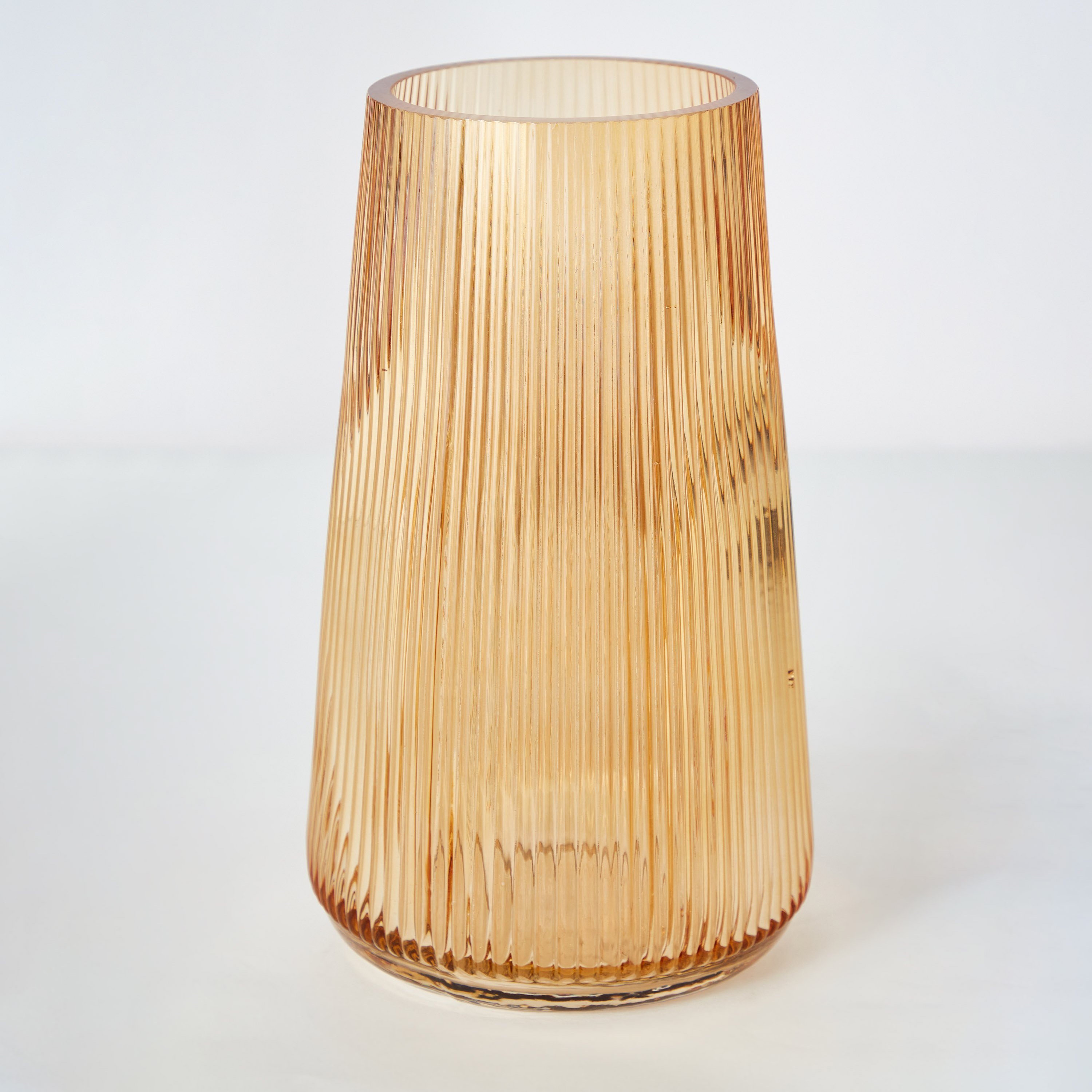 مزهرية زجاجية ملونة من دين - 14x14x24.5×18 سم-hbxbedroom-decorandaccessories-vases-image-6