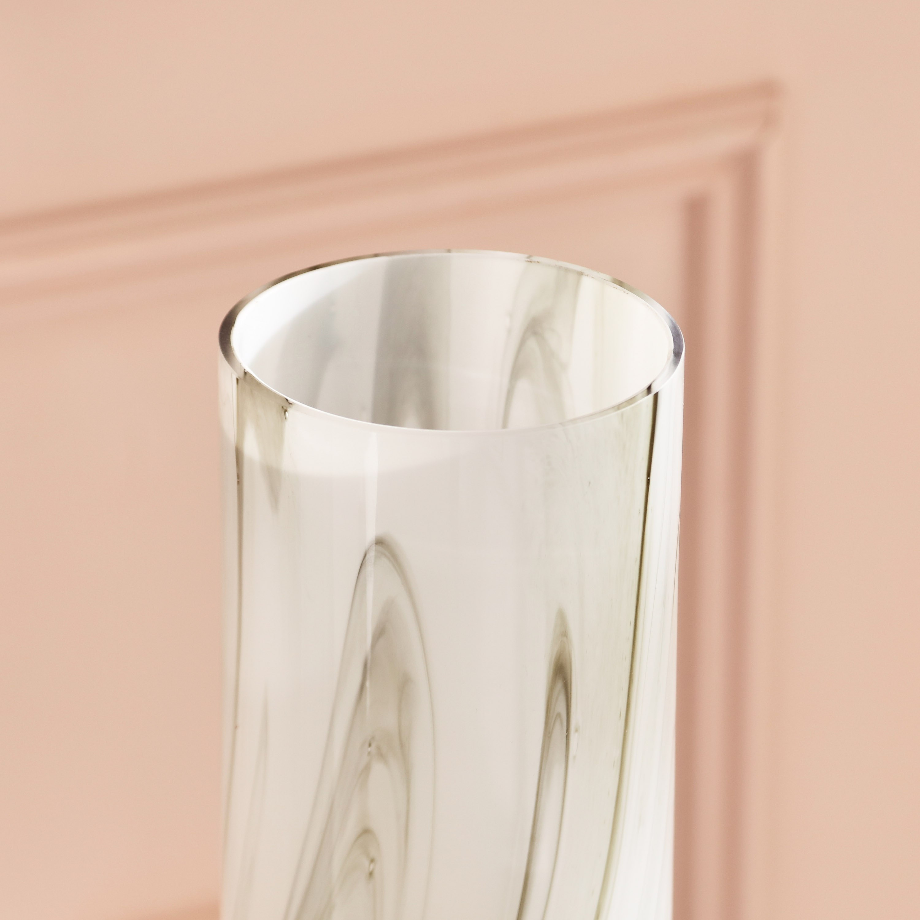 مزهرية زجاج بملمس بارز رخامي من دين - 12.5x30 سم-hbxbedroom-decorandaccessories-vases-image-3