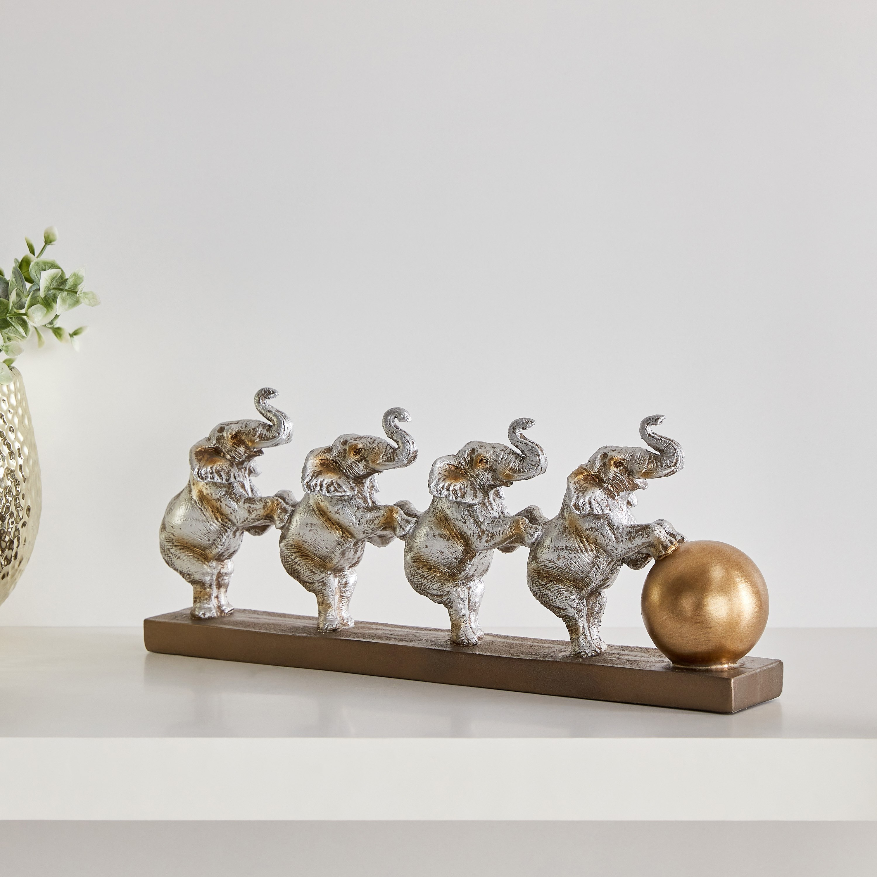 قطعة ديكور أفيال من بليست - 32x5.7x12.5 سم-hbxhomeware-homedecor-figurinesandornaments-image-2