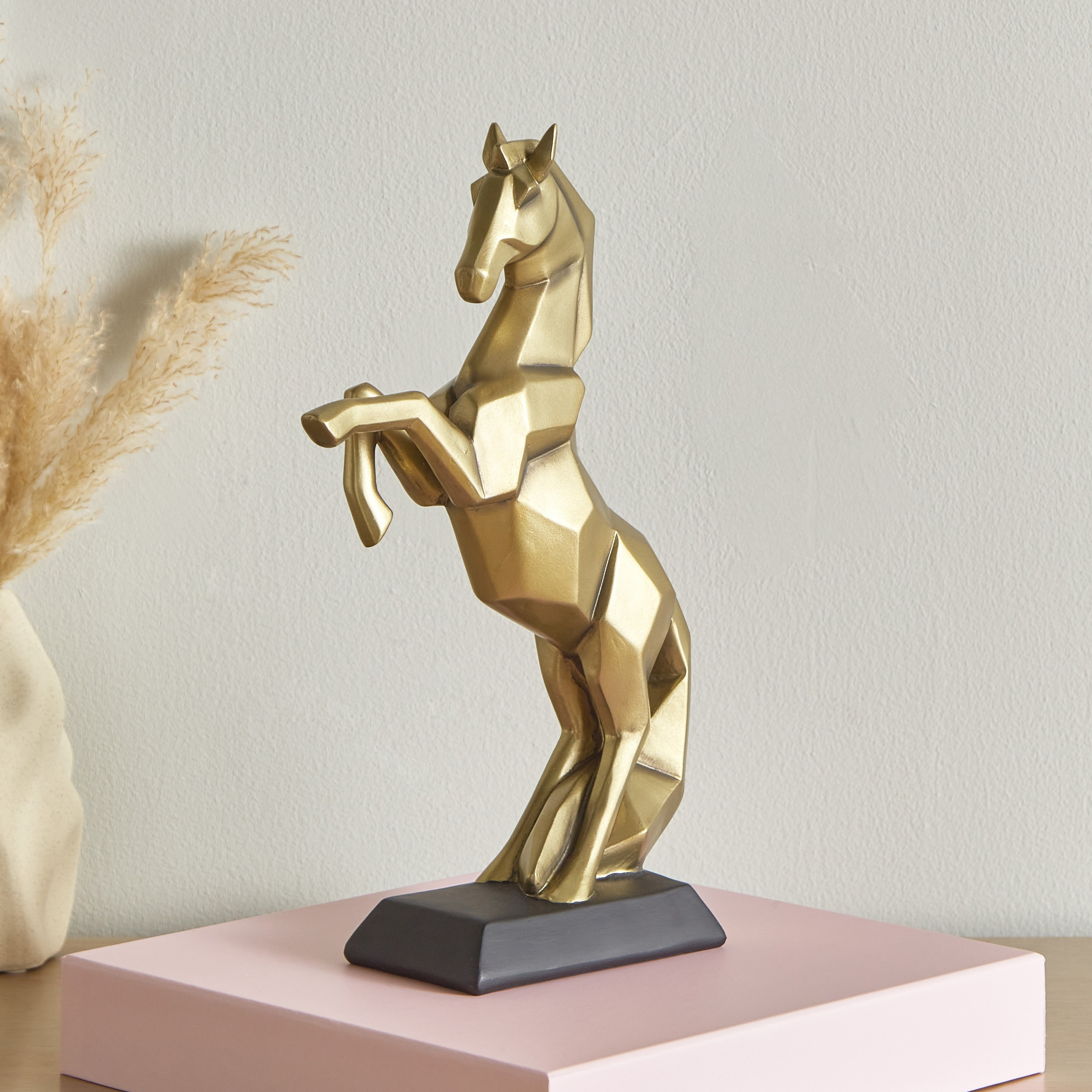 Blest Polyresin Horse Figurine - 21.8x8.8x33.8 cm-hbxhomeware-homedecor-figurinesandornaments-image-1