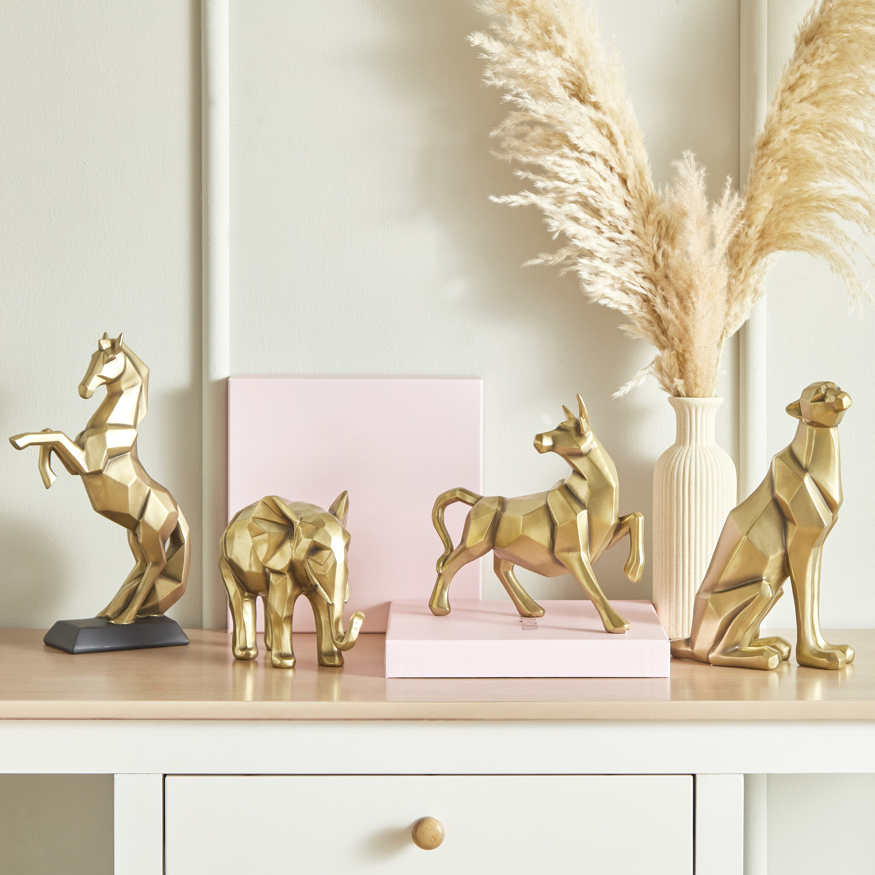 Blest Polyresin Horse Figurine - 21.8x8.8x33.8 cm-hbxhomeware-homedecor-figurinesandornaments-image-4